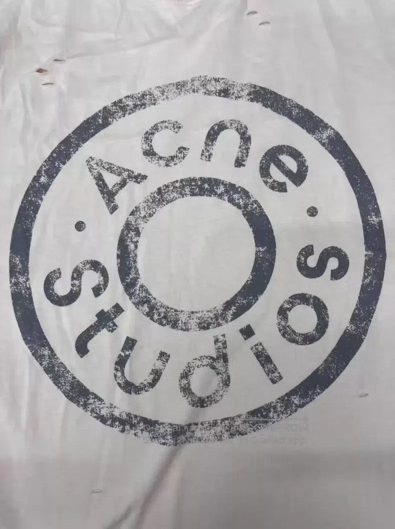 Acne Studios Acne Studios Mixed Color Logo Printed Crewneck Slouchy Sho Size US XXS / EU 40 - 3 Thumbnail
