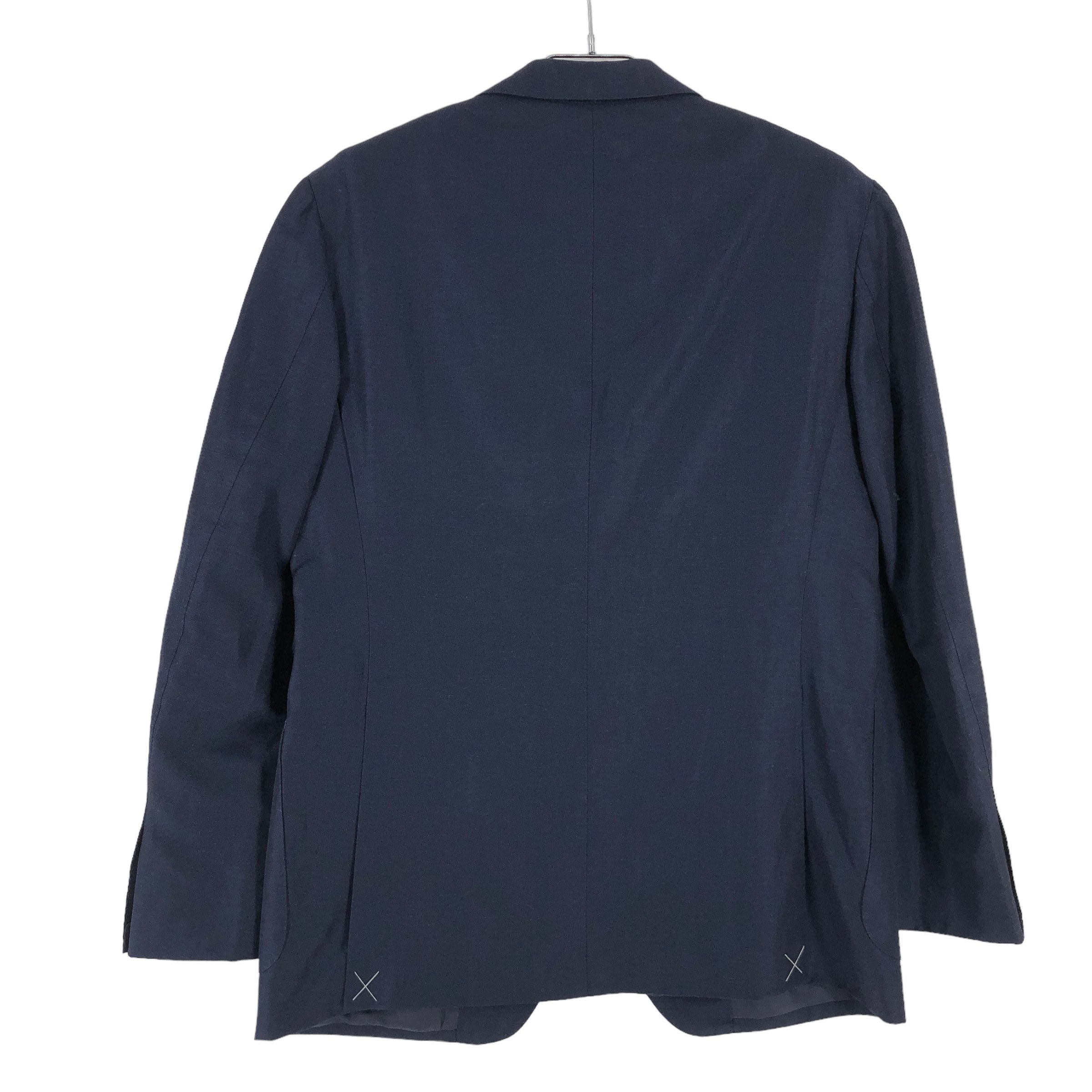 Suitsupply Havana Pleated Wool Linen Blazer Size EU:25; UK:40; US:40S Size 40S - 2 Thumbnail
