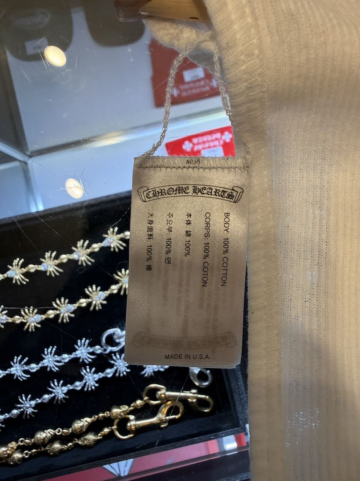 Chrome Hearts Chrome Hearts Scroll Logo Tank Top ‘White’ Size US L / EU 52-54 / 3 - 6 Thumbnail