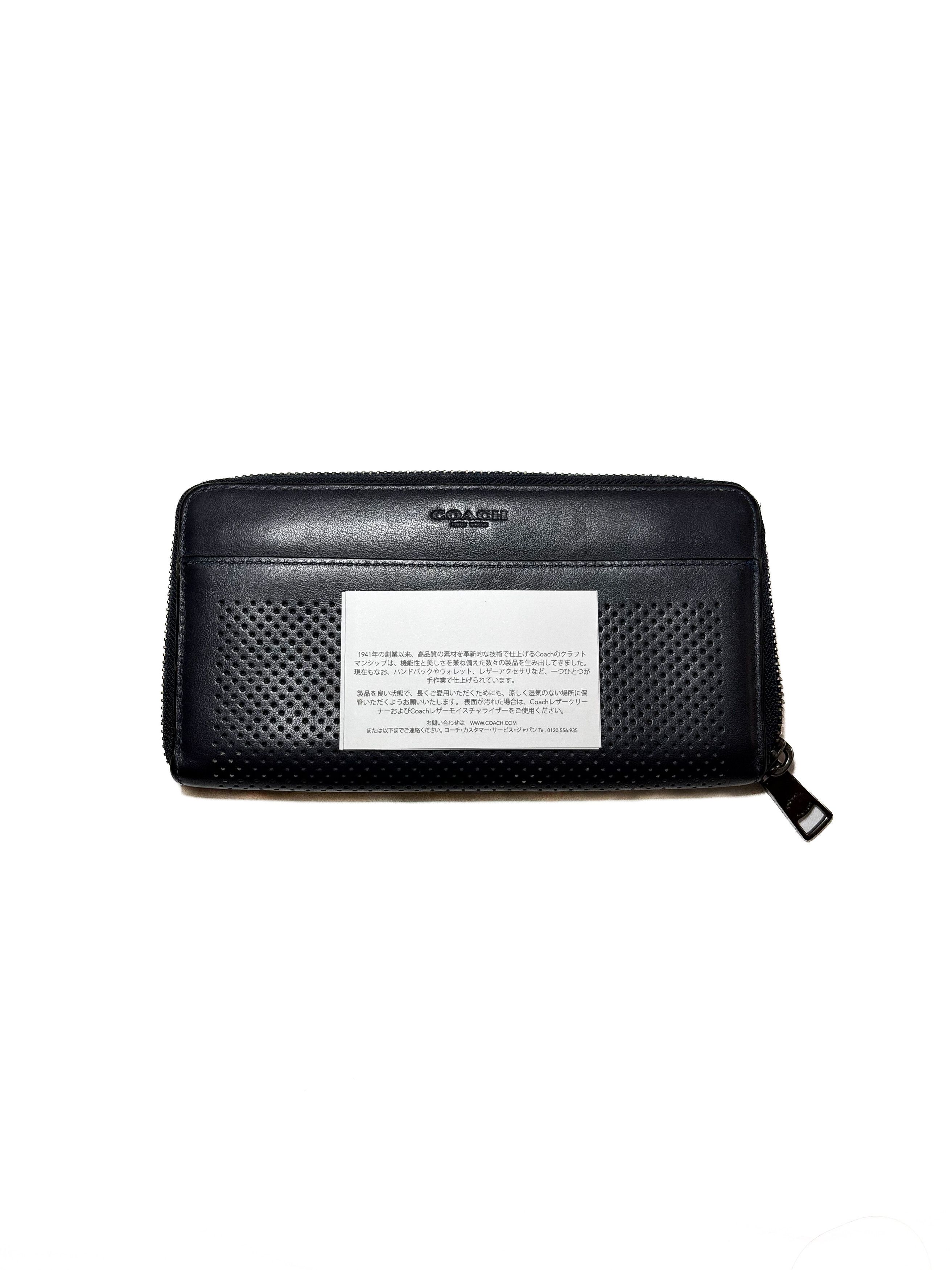 Coach Coach Leather Zip-Around Wallet Size ONE SIZE - 5 Thumbnail
