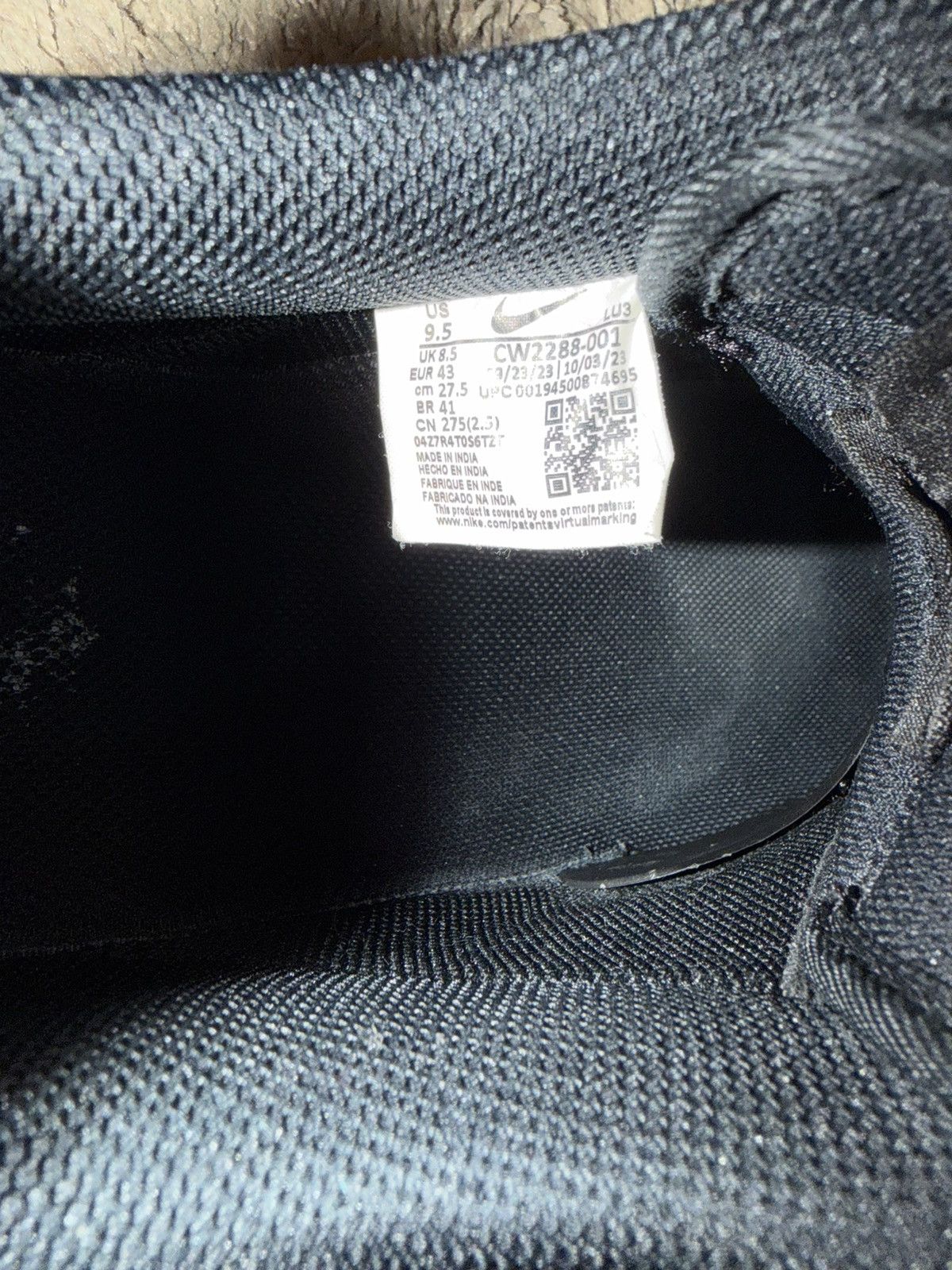 Nike Nike Air Force 1 ‘07’Triple Black’ Size US 9.5 / EU 42-43 - 7 Thumbnail