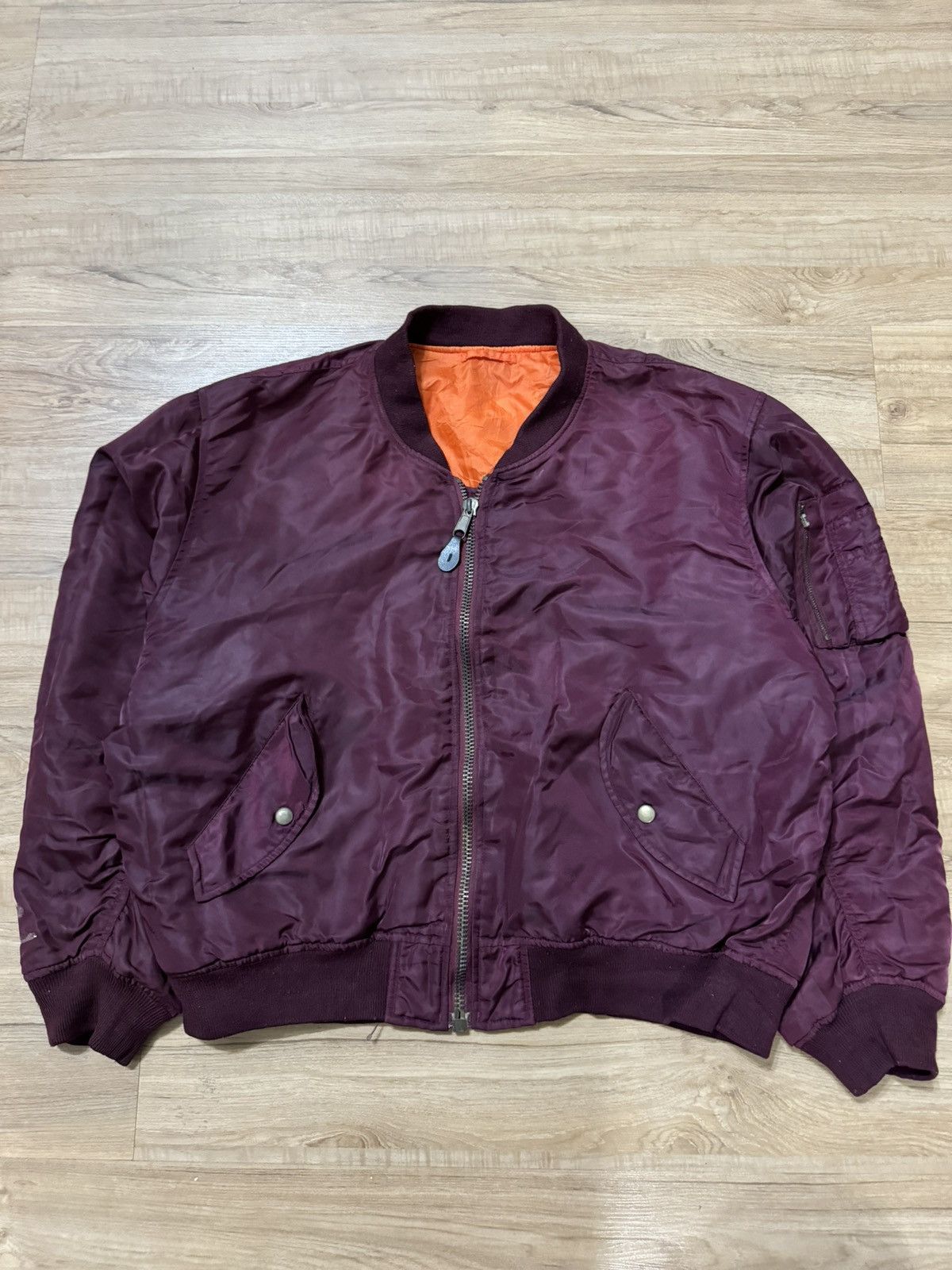 Vintage Japanese Reversible Bomber Jacket