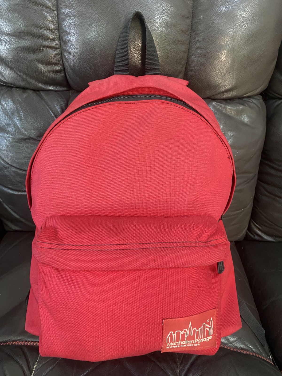 Manhattan Portage Authentic Manhattan Portage Red Daily Backpack Size ONE SIZE - 1 Thumbnail