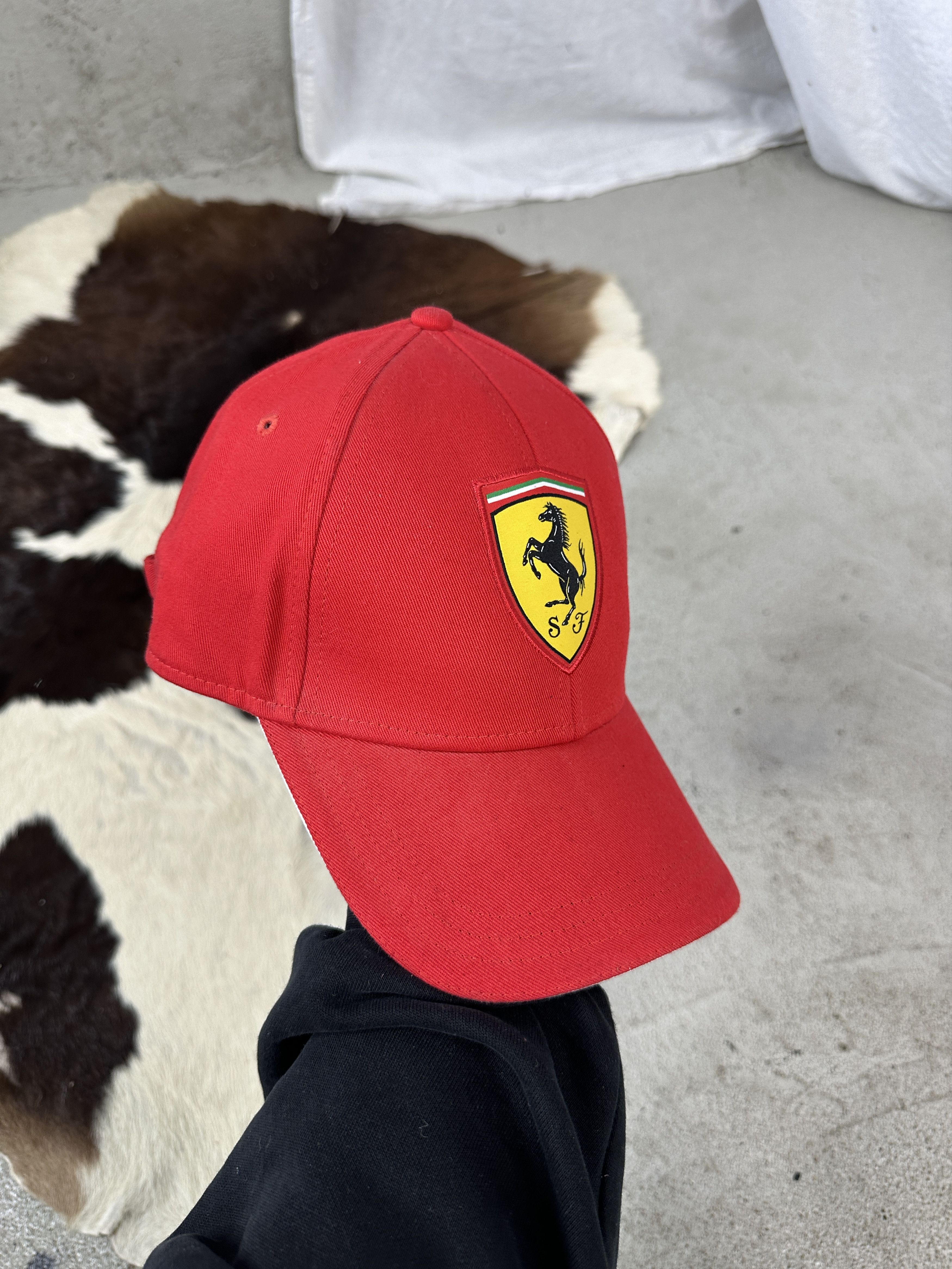 Ferrari × Vintage Vintage Y2K Streetwear Sportswear Ferrari Hat Size ONE SIZE - 3 Thumbnail