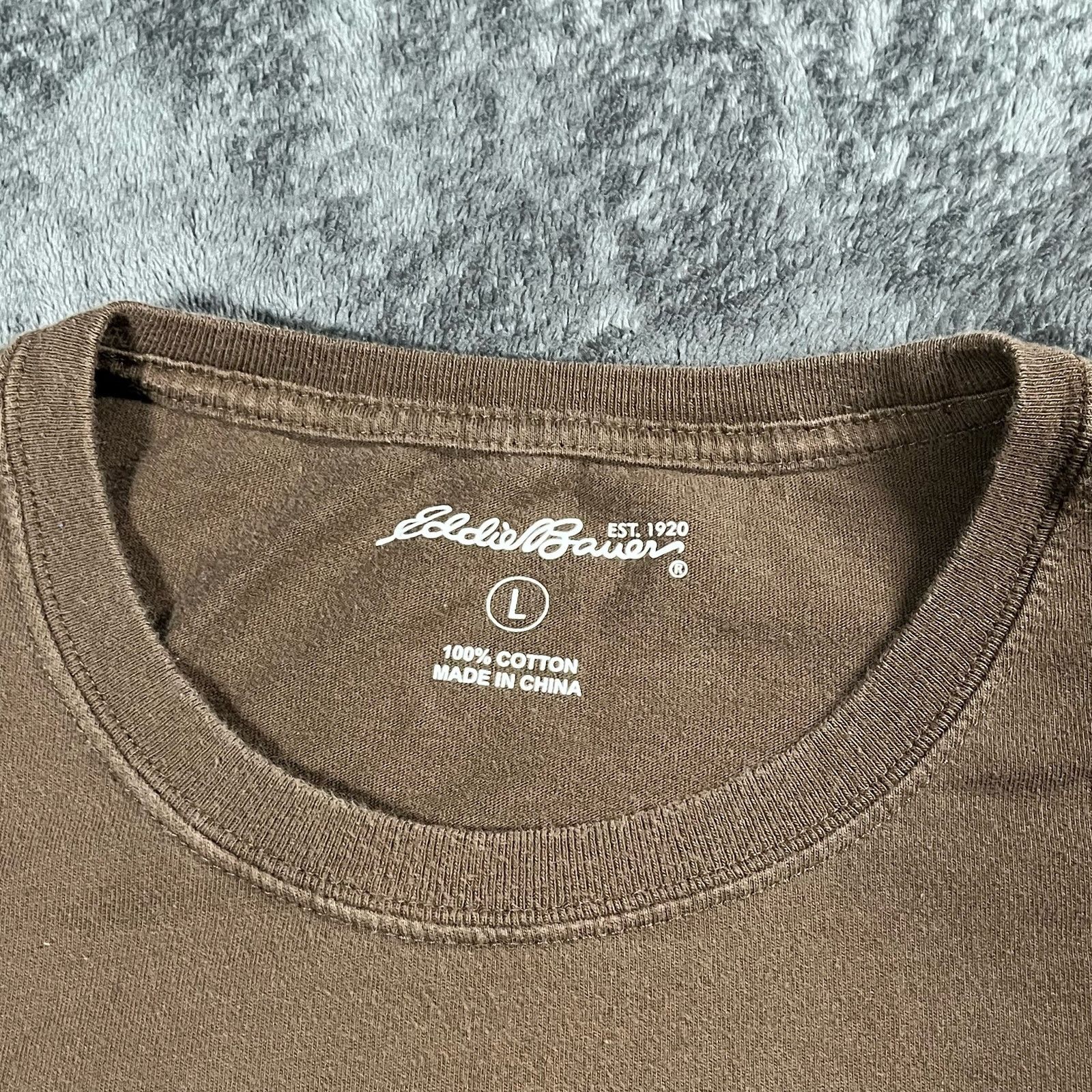Eddie Bauer Y2K Eddie Bauer 100% Cotton Long Sleeve Streetwear Work Wear Size US L / EU 52-54 / 3 - 2 Thumbnail