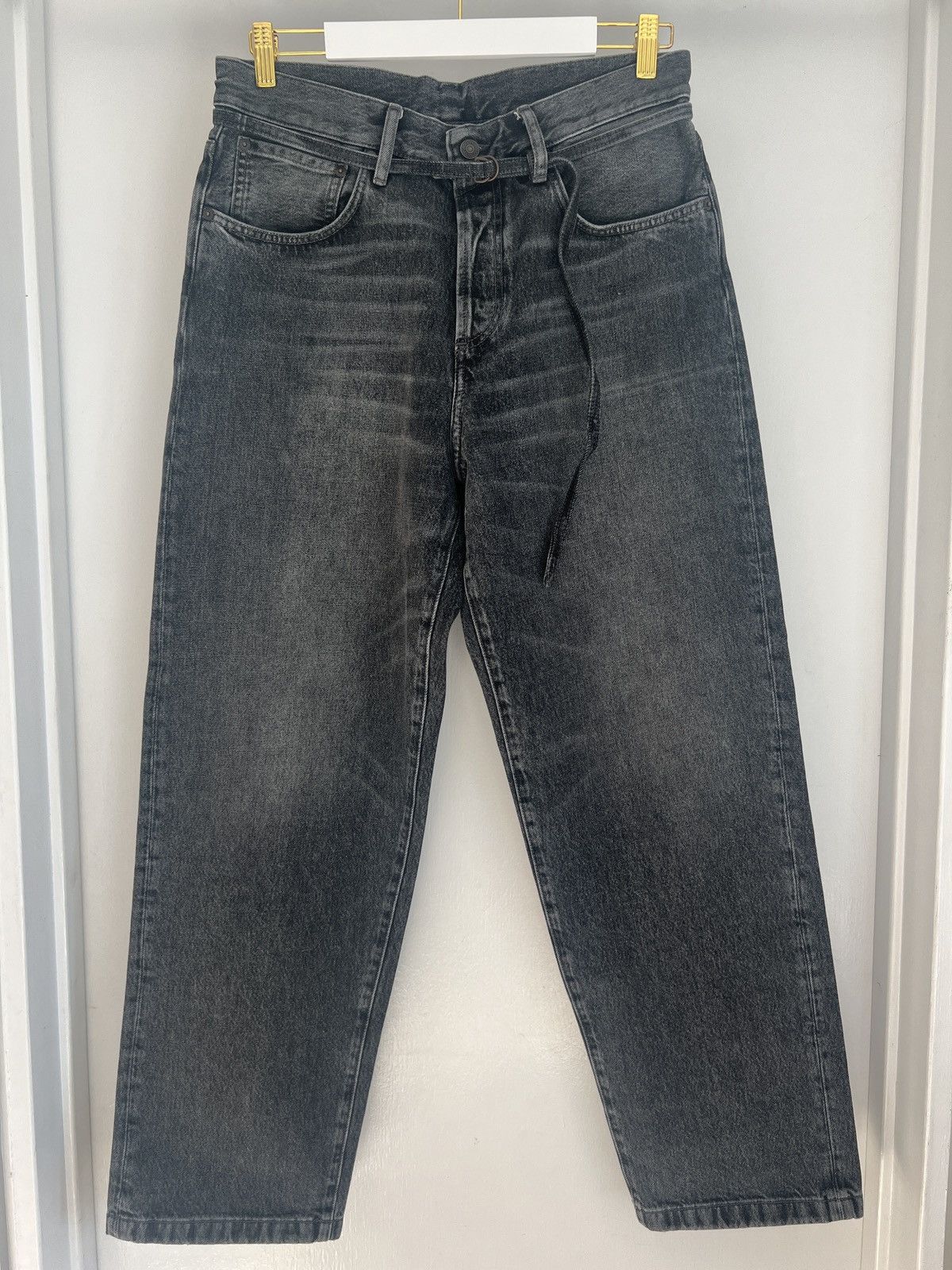 Acne Studios Acne Studios Loose Fit Jeans 1991 Toj Ash Black | Grailed