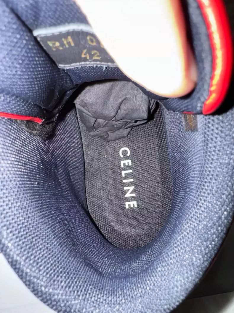 Celine Celine Black and red sports shoes Size US 9 / EU 42 - 6 Thumbnail