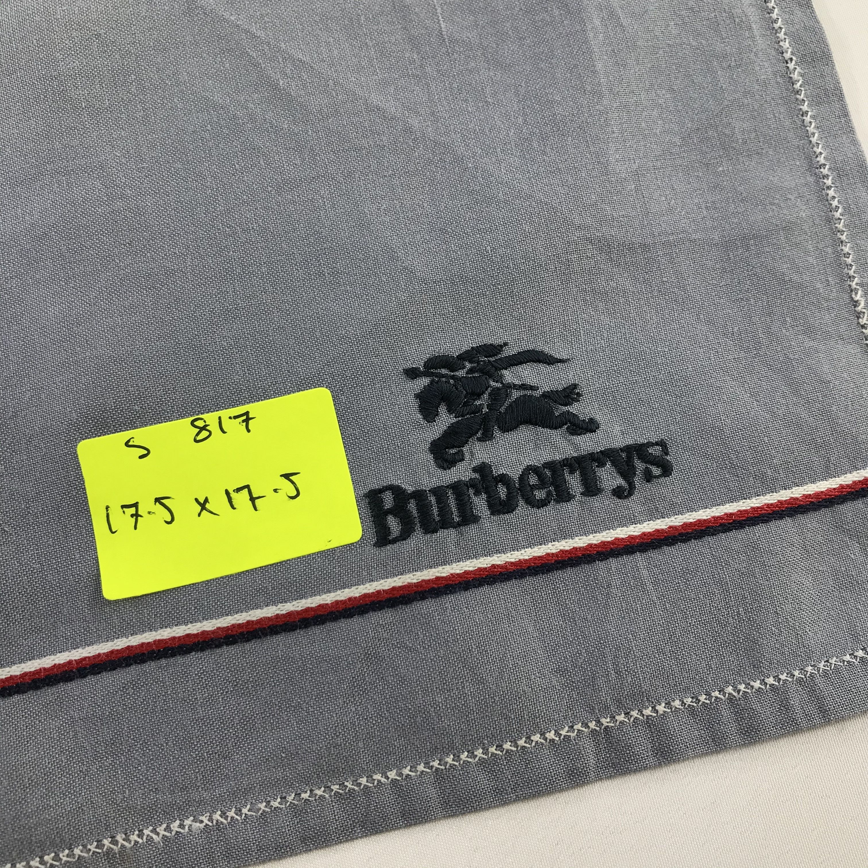 Burberry × Vintage Burberry Bandana / Handkerchief / Neckerchief - S817 Size ONE SIZE - 5 Thumbnail