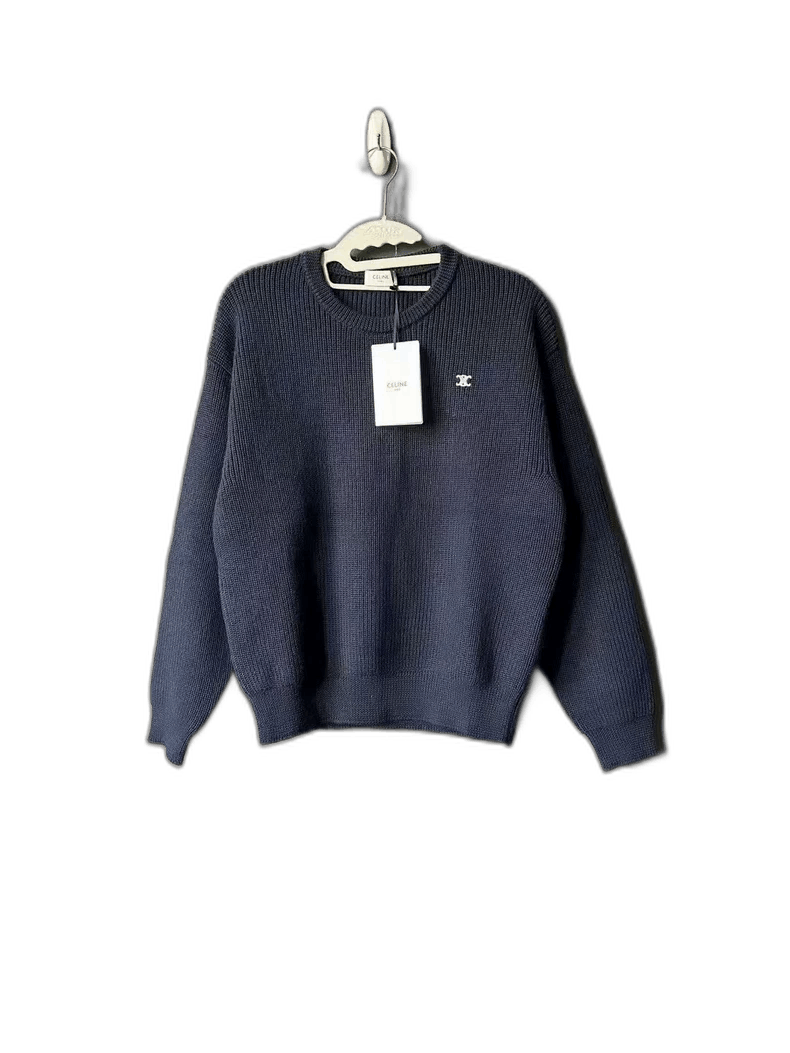 Celine Celine Embroidered Knit Sweater in XS Size US XS / EU 42 / 0 - 1 Thumbnail