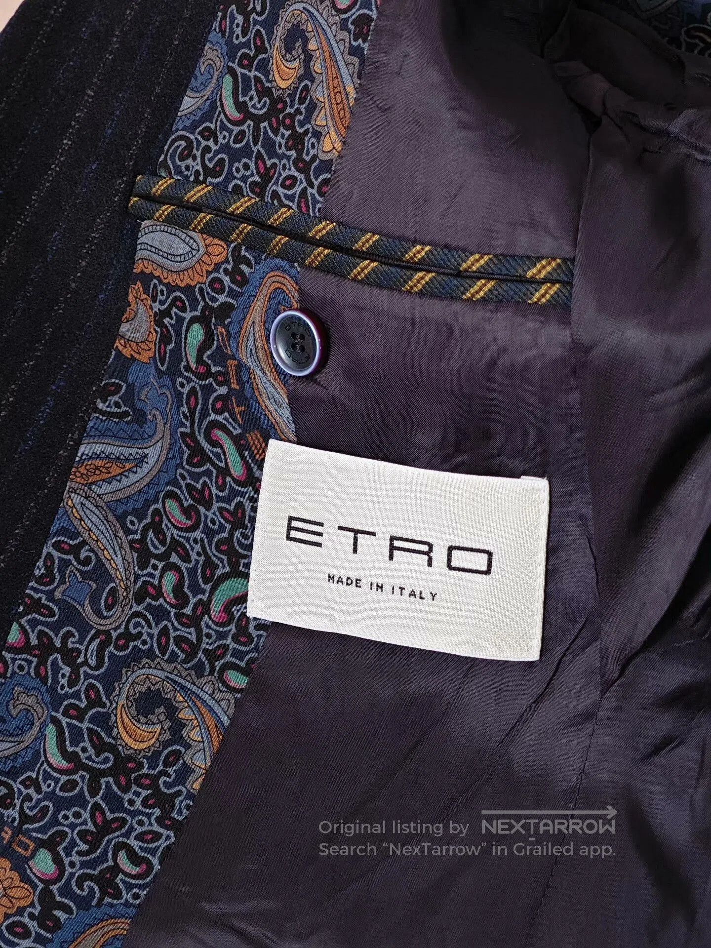 Etro Etro Italian Wool Blazer with Silk Lining. Size US M / EU 48-50 / 2 - 6 Thumbnail