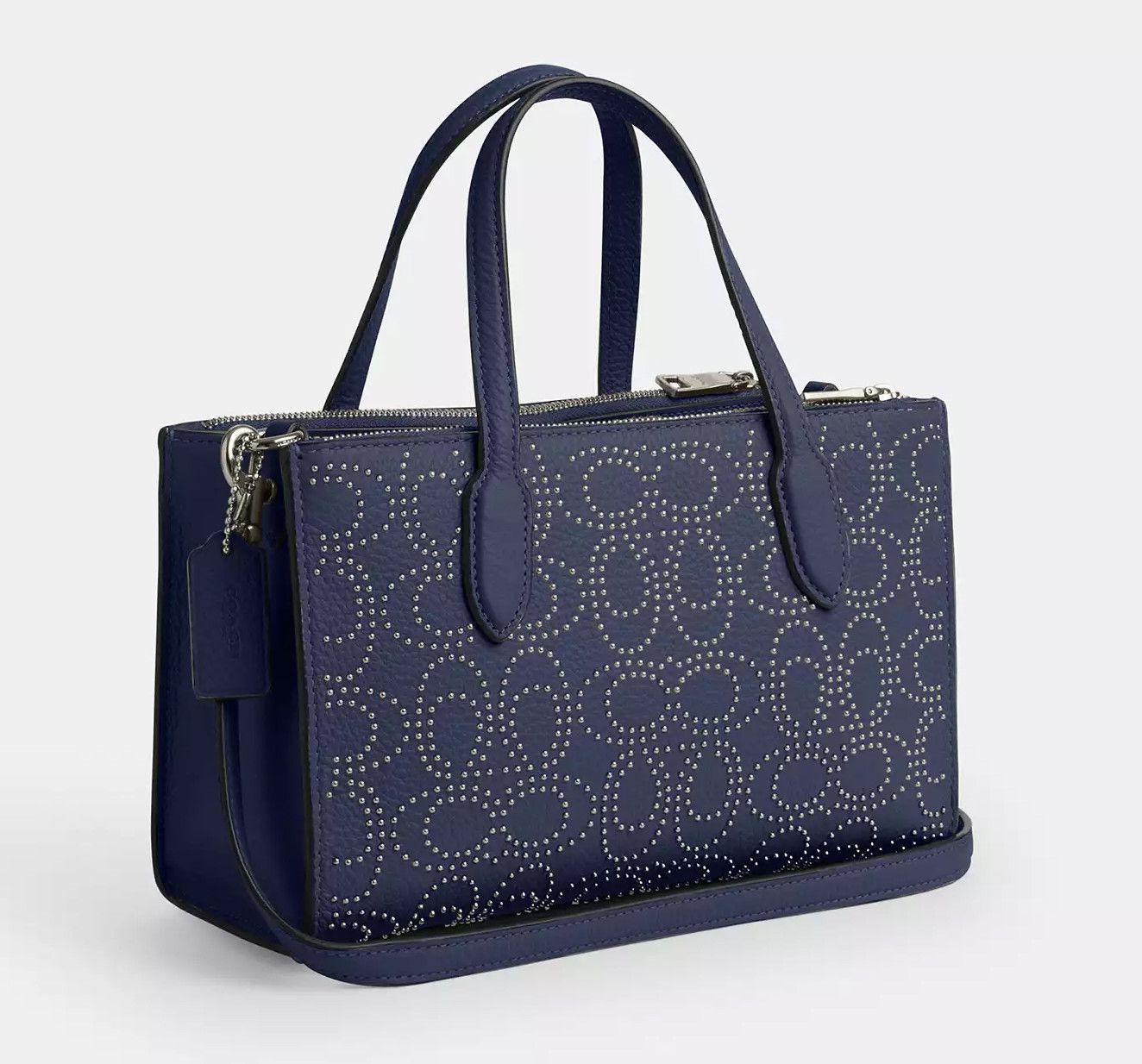 Coach Nina Small Tote Bag With Signature Rivets CX266 Size ONE SIZE - 8 Thumbnail