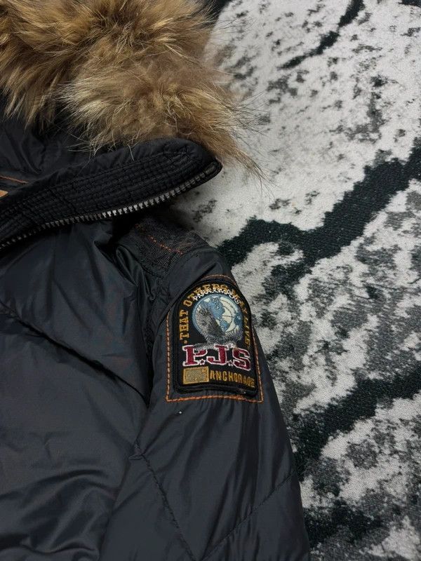 Parajumpers Parajumpers gray S logo down parka jacket Size US S / EU 44-46 / 1 - 4 Thumbnail