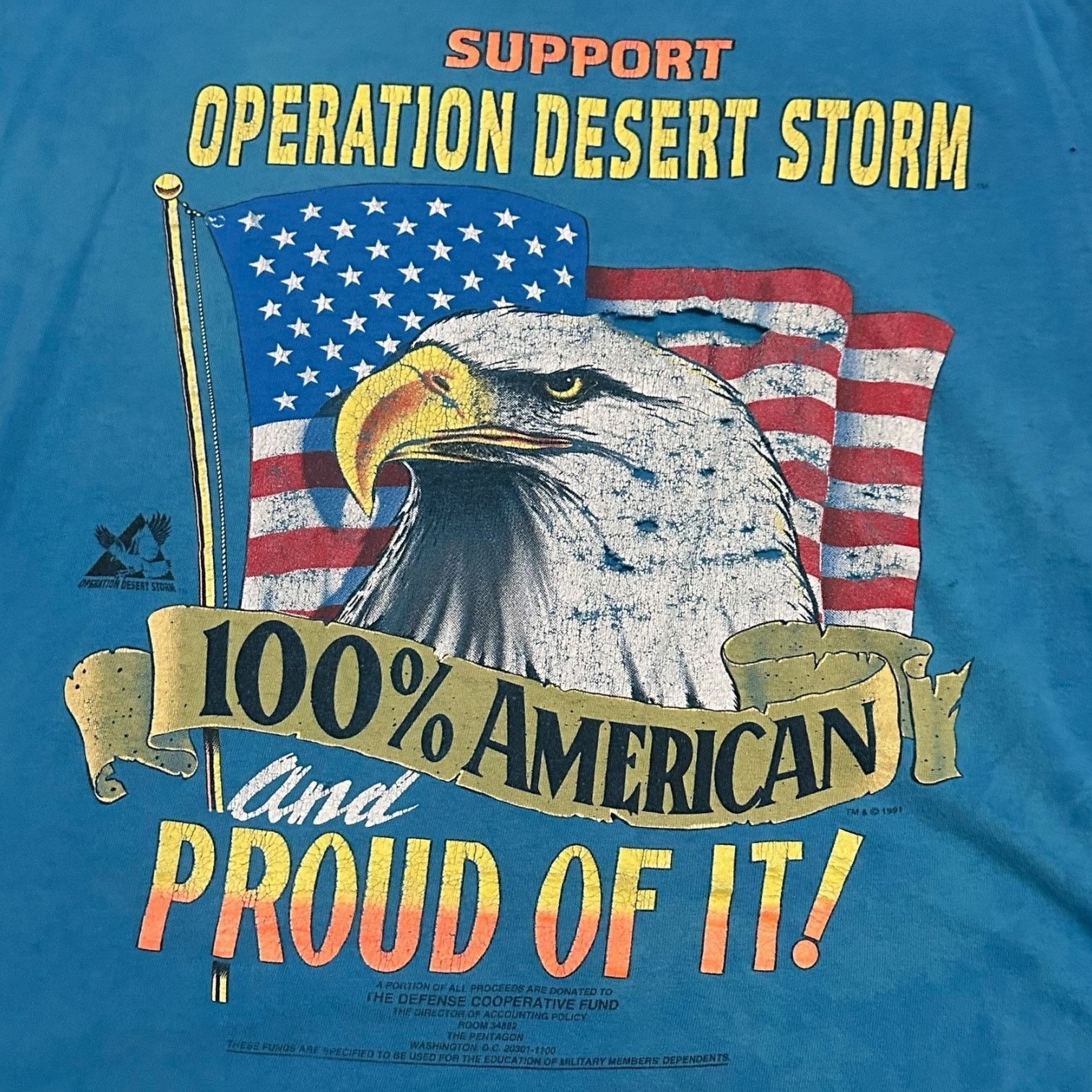Other Support operation desert storm 1991 Size US L / EU 52-54 / 3 - 2 Thumbnail