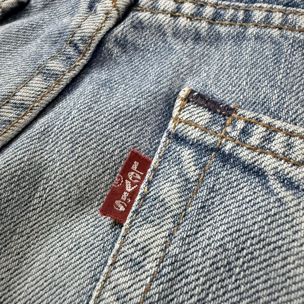 Levi's Vintage Clothing Vintage 80s 503-0217 Light Faded Washed Distressed Denim Size US 31 - 9 Thumbnail