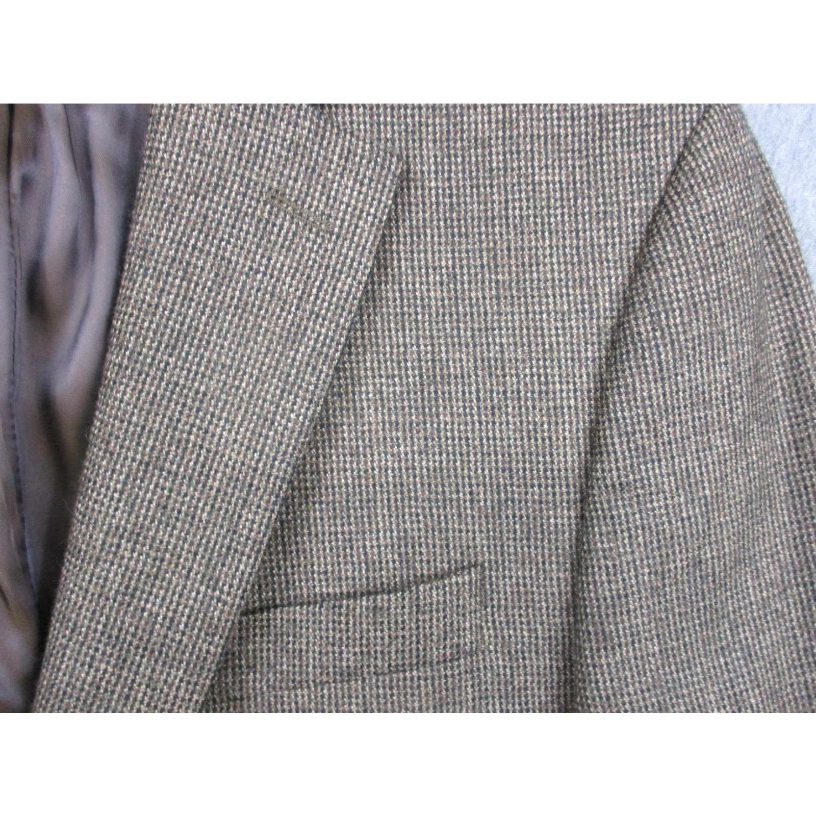 Ralph Lauren Lauren Ralph Lauren Blazer Mens 41R Brown Wool Sport Coat Classic Macy's Jacket Size 42R - 2 Thumbnail