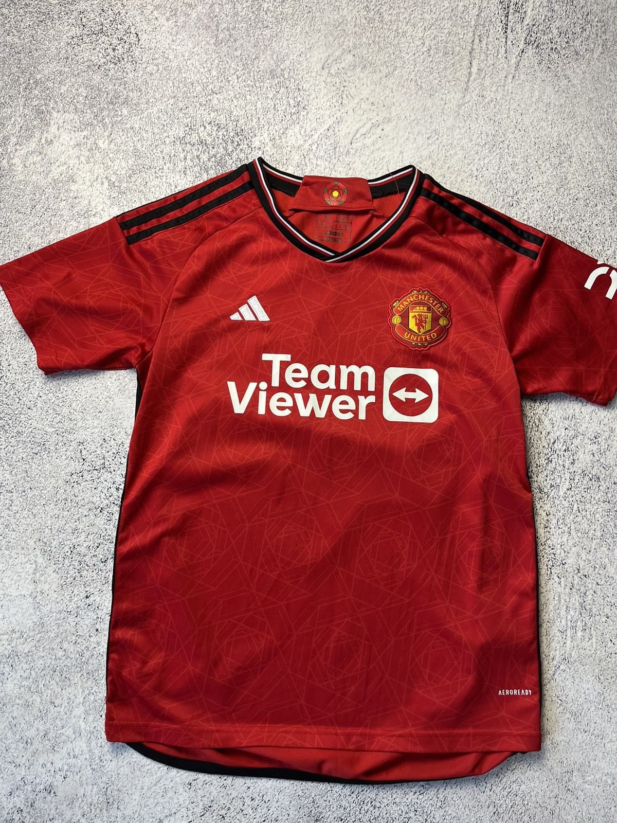 Vintage Manchester United 2023-2024 Authentic Home Shirt Size US M / EU 48-50 / 2 - 3 Thumbnail