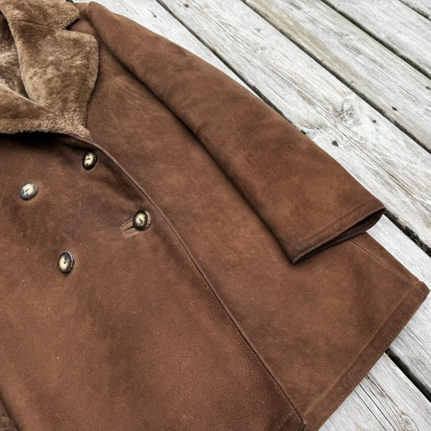 Vintage 1970s Sawyer of Napa Sheepskin Shearling Coat Size XL / US 12-14 / IT 48-50 - 4 Thumbnail