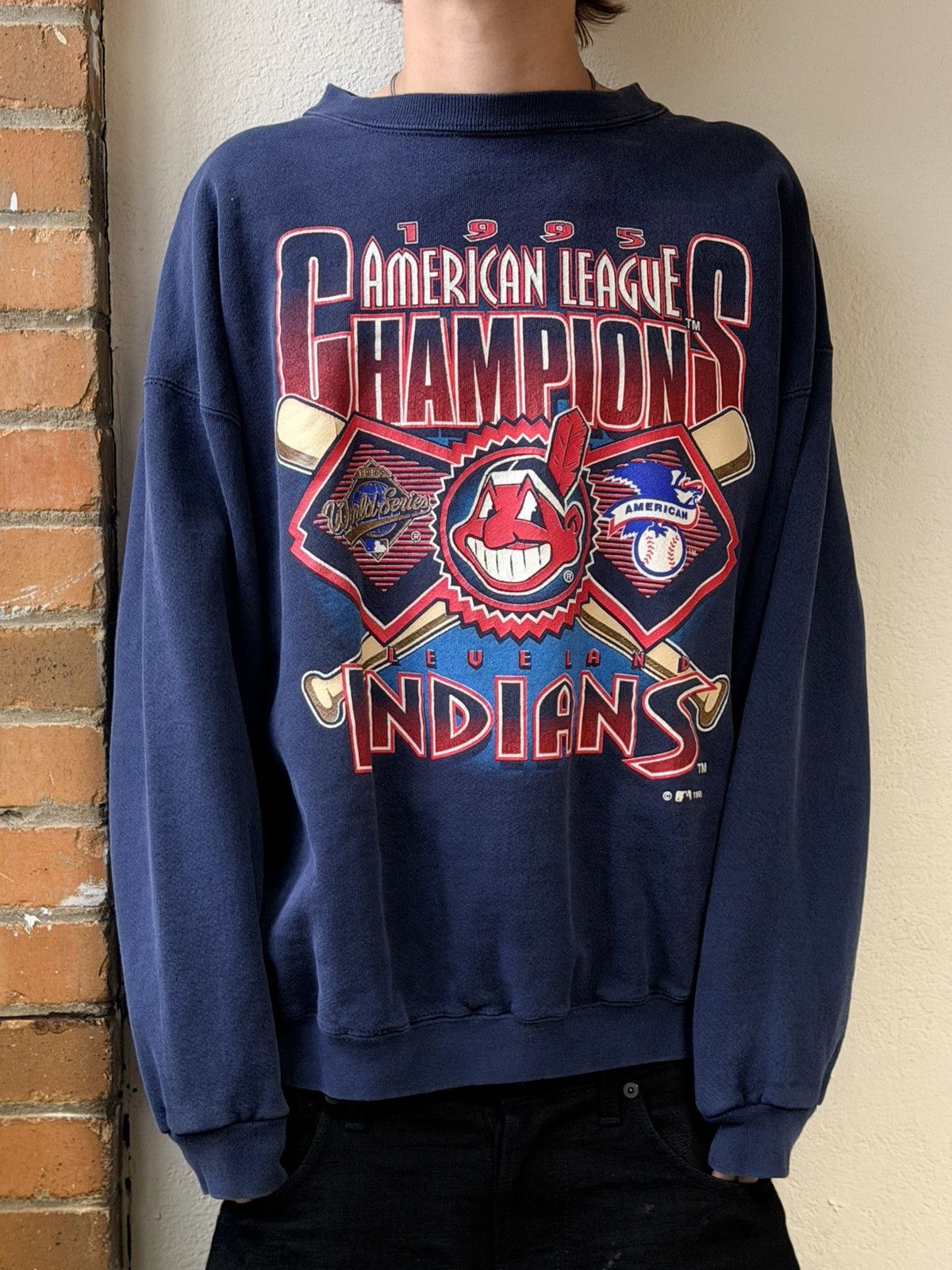Vintage Vintage baseball championship crewneck Size US M / EU 48-50 / 2 - 1 Thumbnail