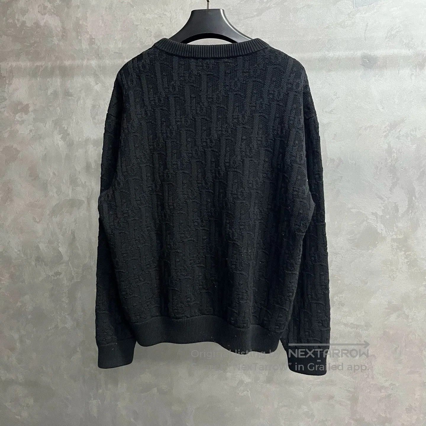 Dior dior black knit crew neck sweater. Size US XXL / EU 58 / 5 - 5 Thumbnail