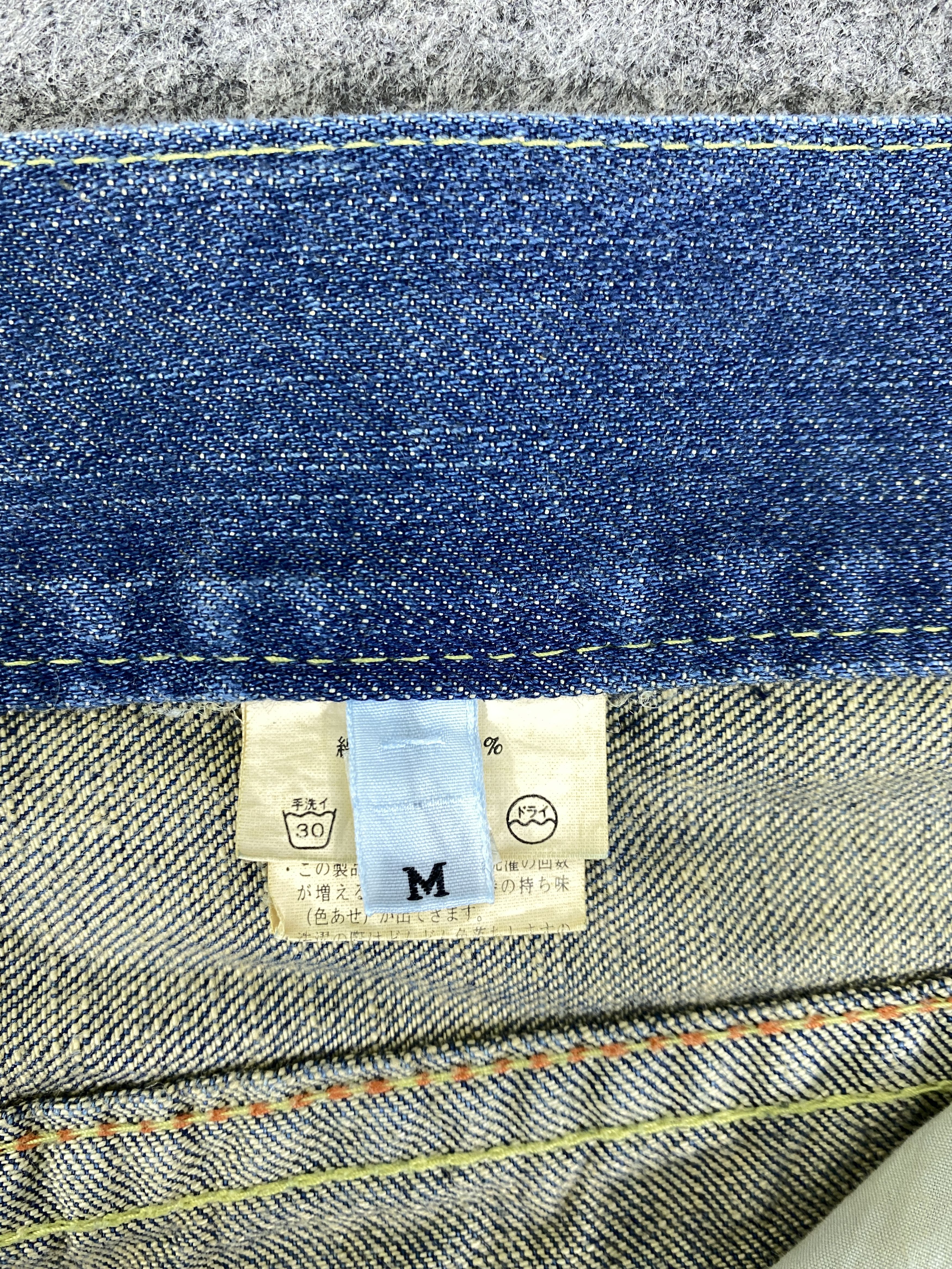Japanese Brand Faded Blue Vintage Agate Label Flare Jeans 33x30.5 - JN3269 Size US 33 - 9 Thumbnail