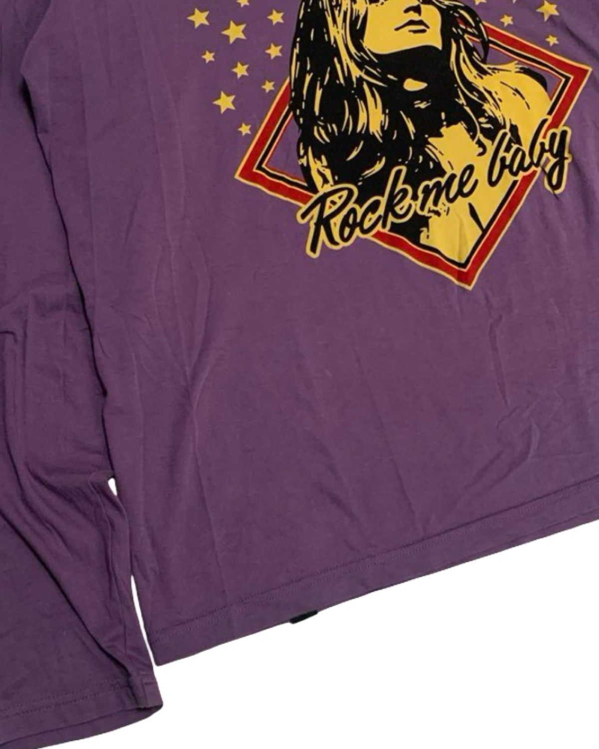 🔥RARE🔥Hysteric Glamour 🇯🇵 “Rock Me Baby” V-Neck Long Sleeve