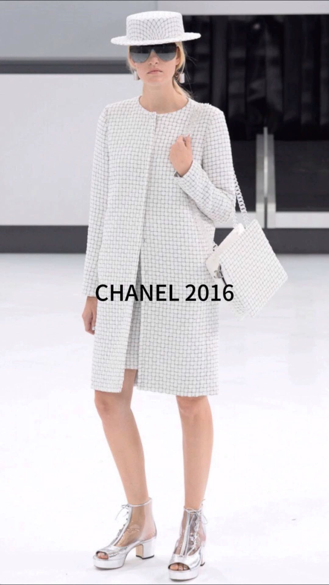 Chanel Chanel 2016 SS Black White Check Coat FR38 Perfect Size S / US 4 / IT 40 - 1 Thumbnail