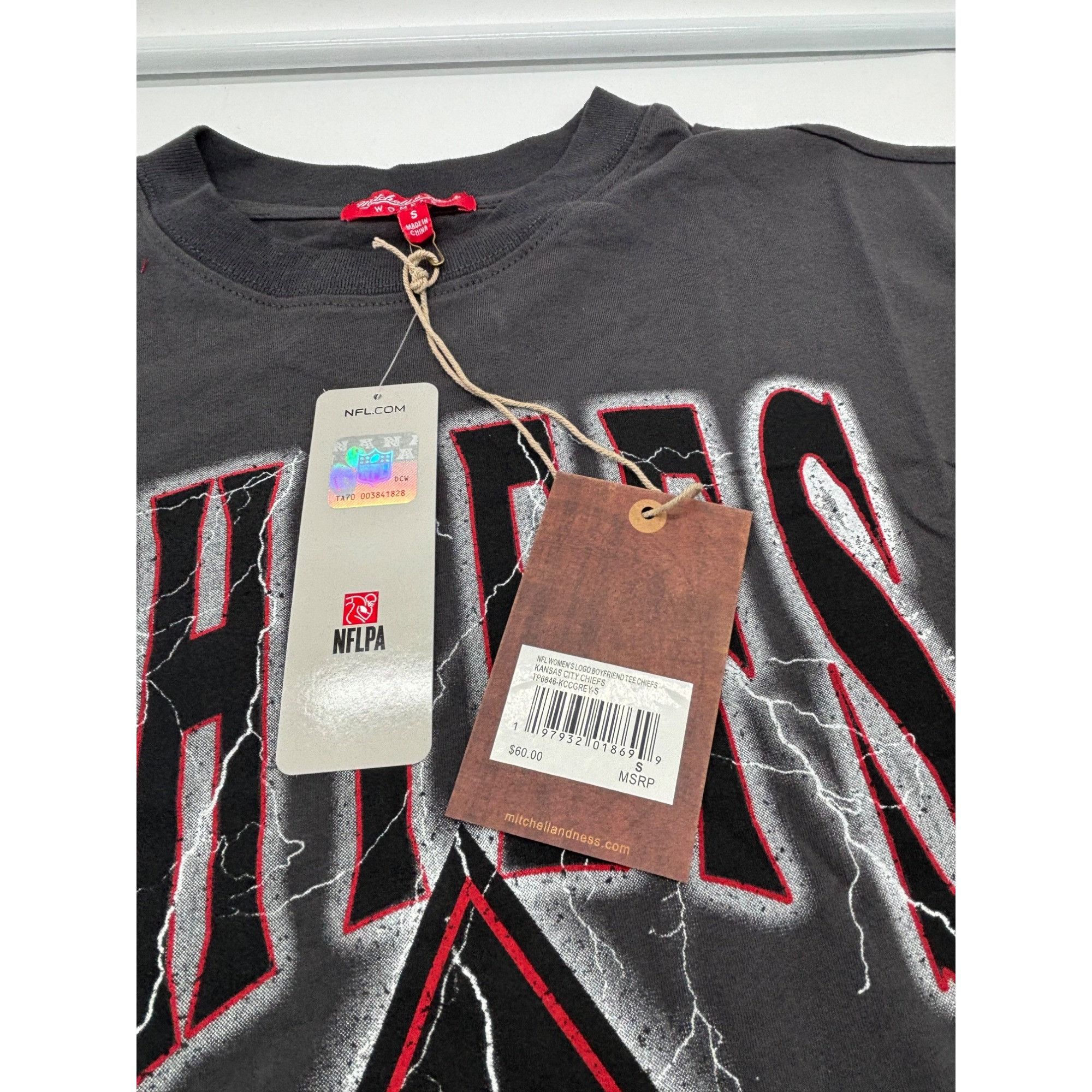 Mitchell & Ness Mitchell & Ness NFL Women's Boyfriend Tee Chiefs, KS City Ch Size S / US 4 / IT 40 - 13 Thumbnail