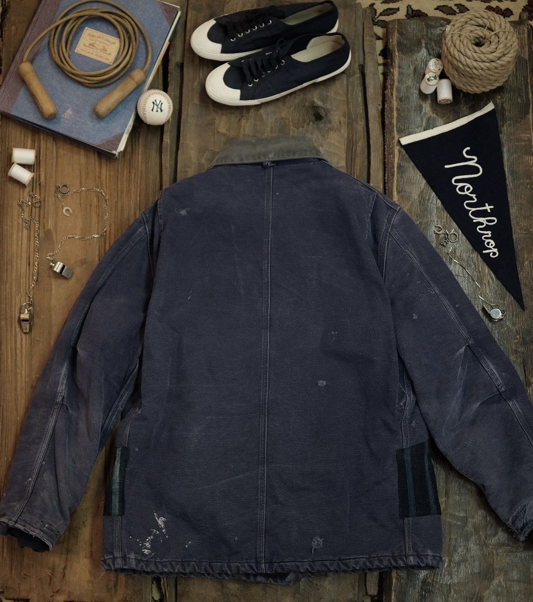 Carhartt Carhartt Sashiko Union Blue Artic Jacket Size US XL / EU 56 / 4 - 5 Thumbnail