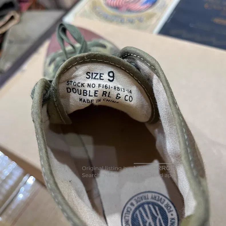 RRL Ralph Lauren RRL Ralph Lauren Camouflage Canvas Shoes Size US 9 / EU 42 - 5 Thumbnail