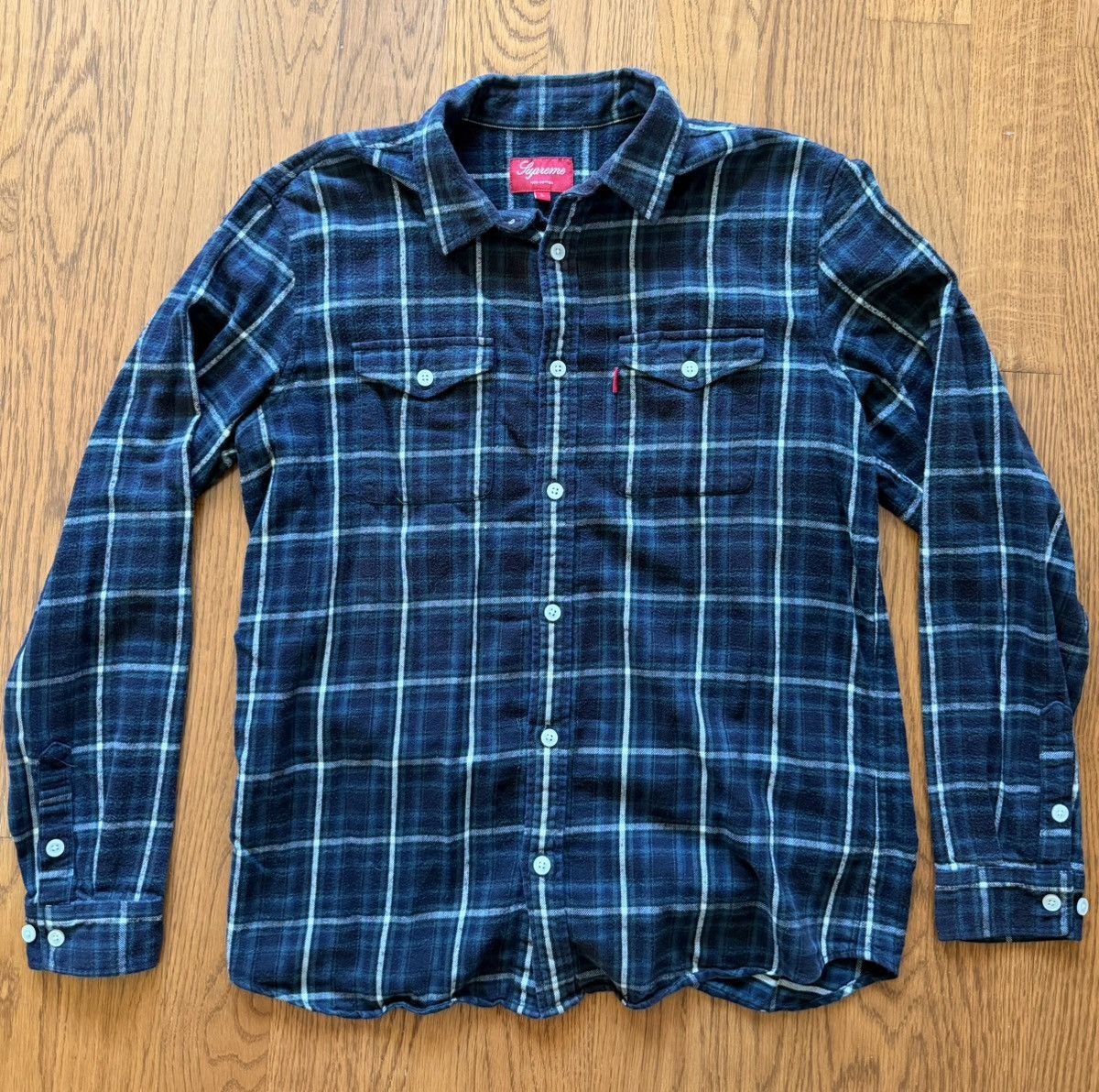 Supreme Supreme Tartan Flannel Size US L / EU 52-54 / 3 - 1 Thumbnail