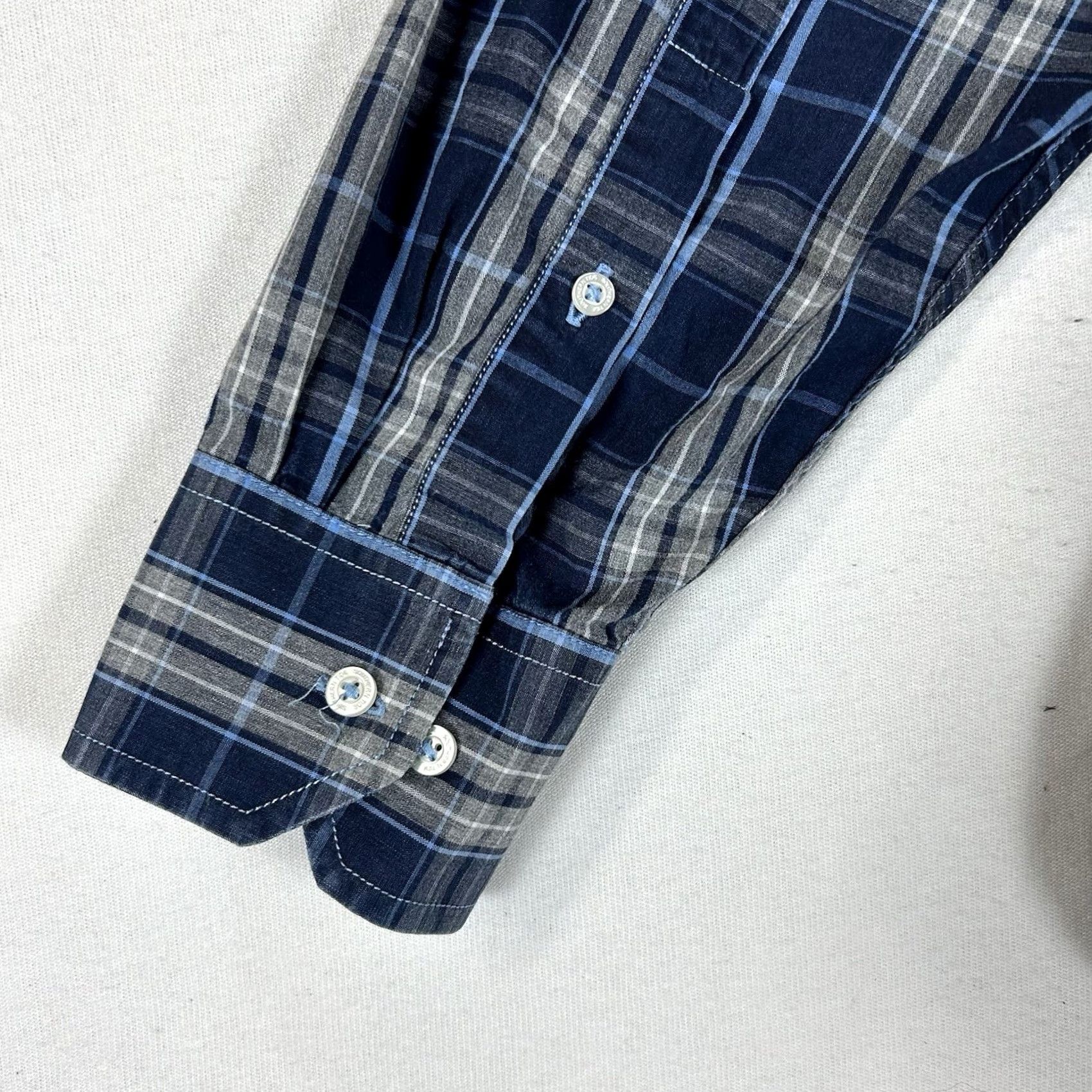 Southern Tide Southern Tide Classic Fit Long Sleeve Button Up Shirt Mens Large Blue Plaid Top Size US L / EU 52-54 / 3 - 6 Thumbnail