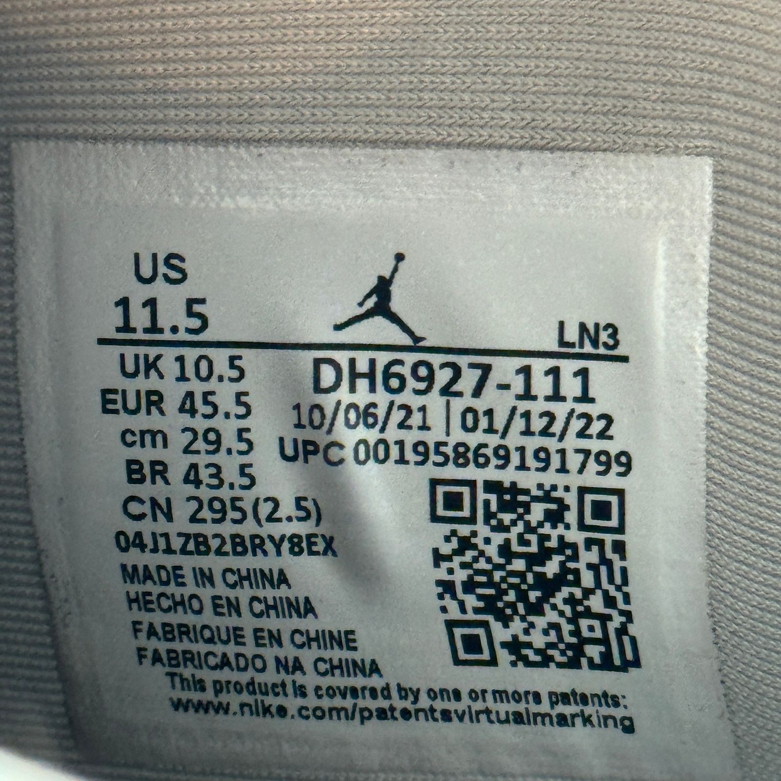 Jordan Brand × Nike Size 11.5 Nike Air Jordan 4 Retro Military Black Men's Shoes Size US 11.5 / EU 44-45 - 8 Thumbnail