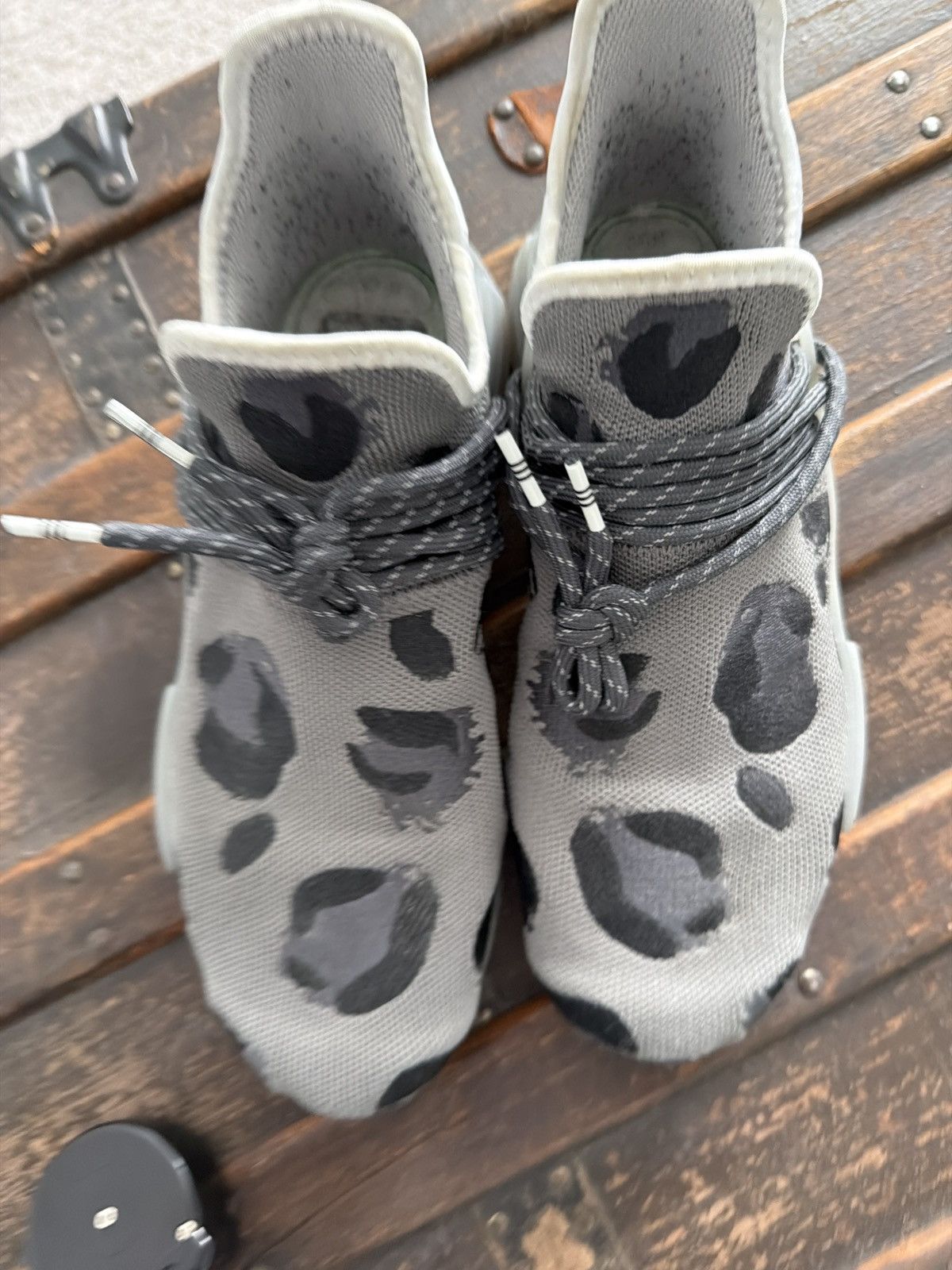 Adidas × Pharrell Ultraboost Hu gray Cheetah Size US 9.5 / EU 42-43 - 6 Thumbnail