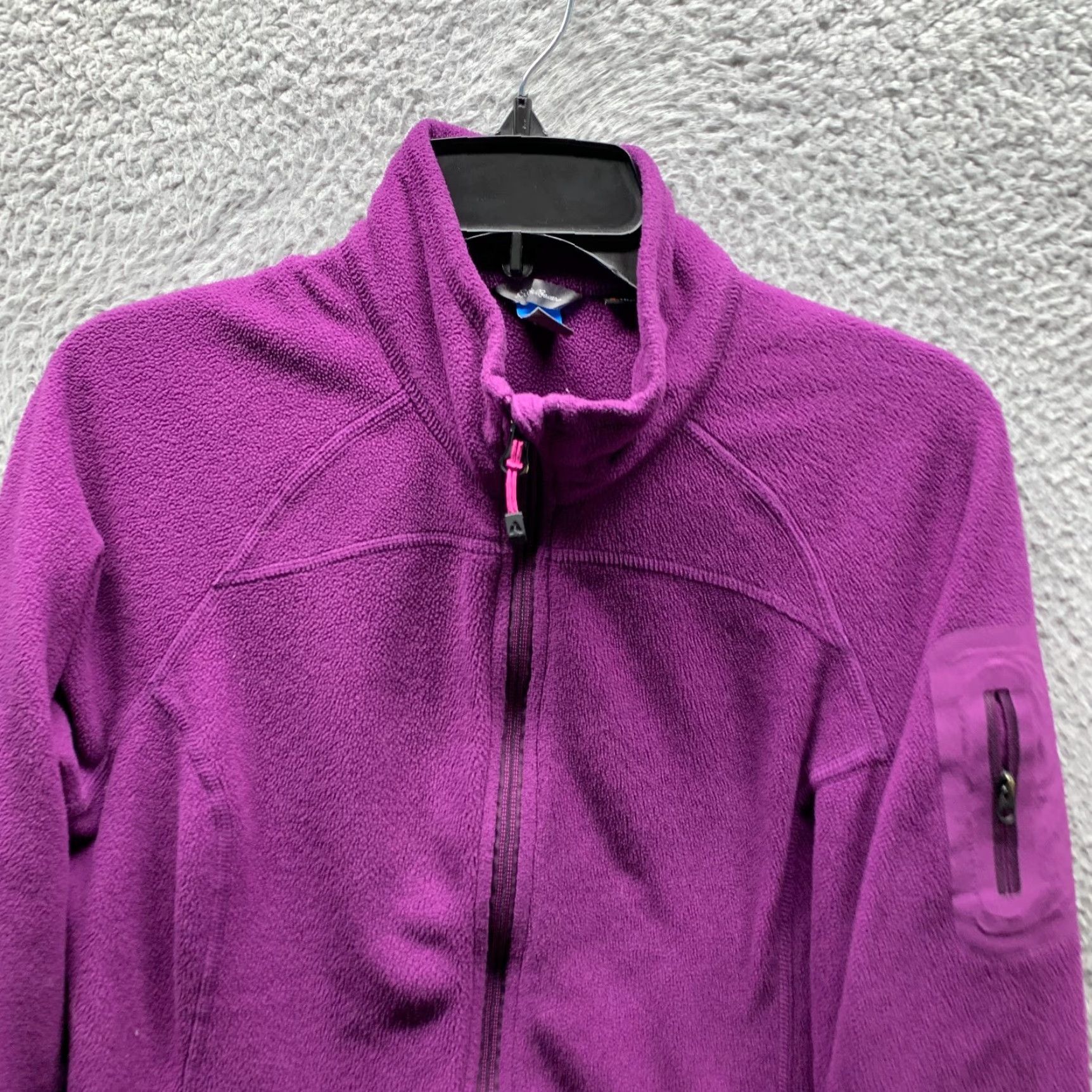 Eddie Bauer VINTAGE Eddie Bauer Sweatshirt Womens Large Purple 1/4 Zip Fleece Pullover Mock Neck Casual 90s Outdoors Womens Size L / US 10 / IT 46 - 2 Thumbnail