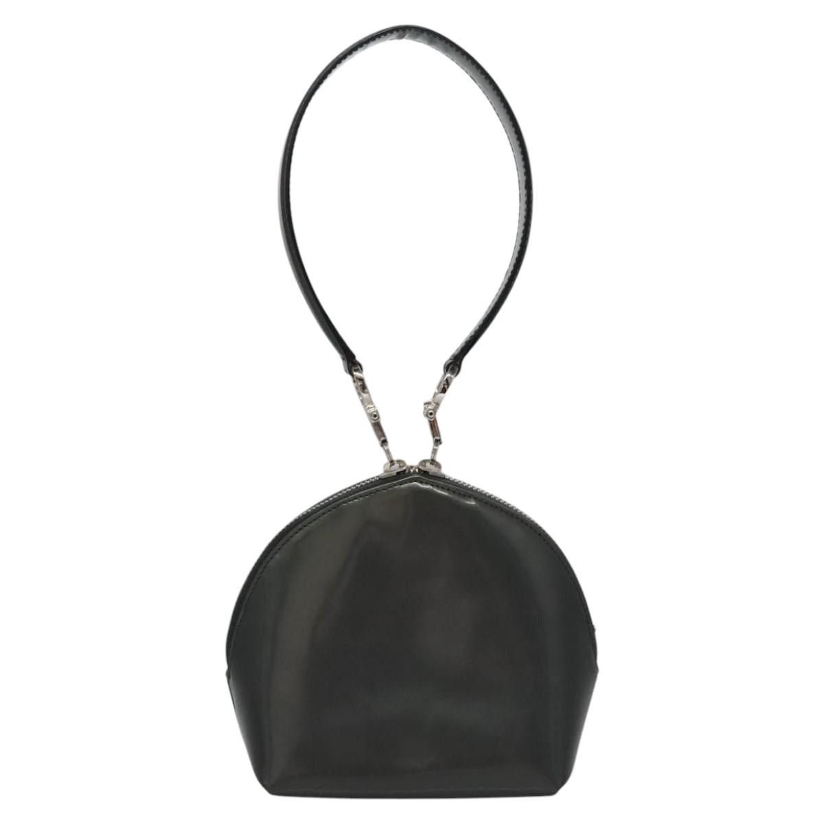 Salvatore Ferragamo Gancini Black Patent Leather Handbag (Pre-Owned) Size ONE SIZE - 1 Thumbnail