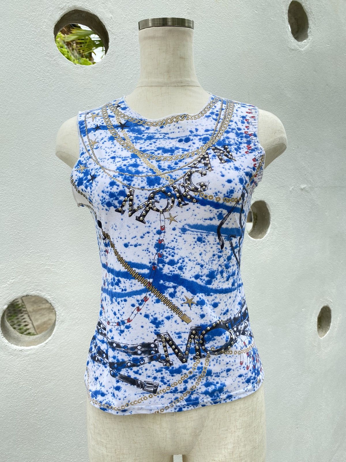 Morgano Morgan Y2K printed top Size ONE SIZE - 1 Thumbnail