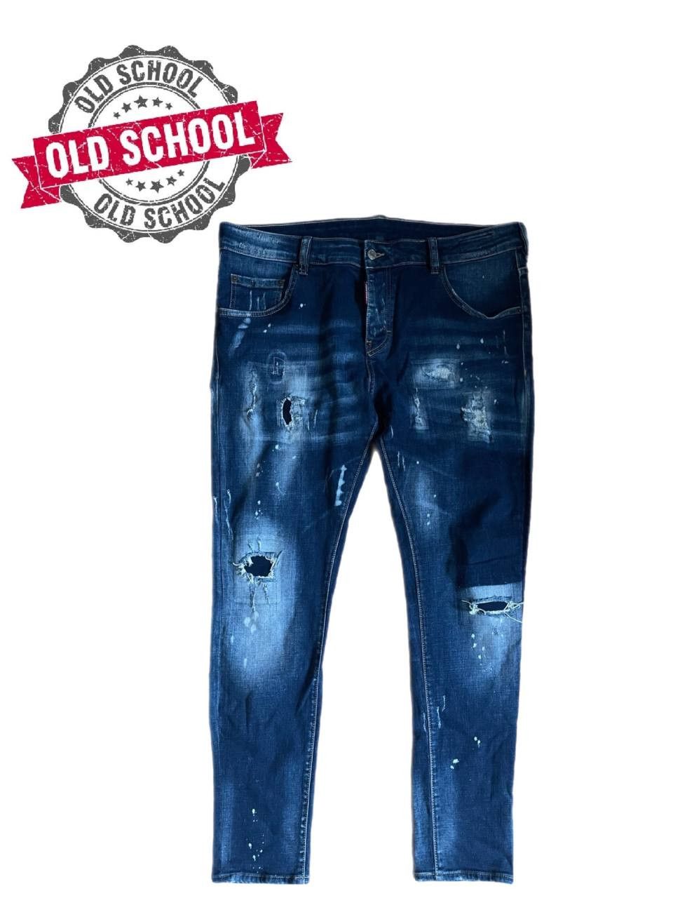 Dsquared2 Dsquared2 Denim Distressed Skater Jean Jeans Size US 38 / EU 54 - 1 Thumbnail