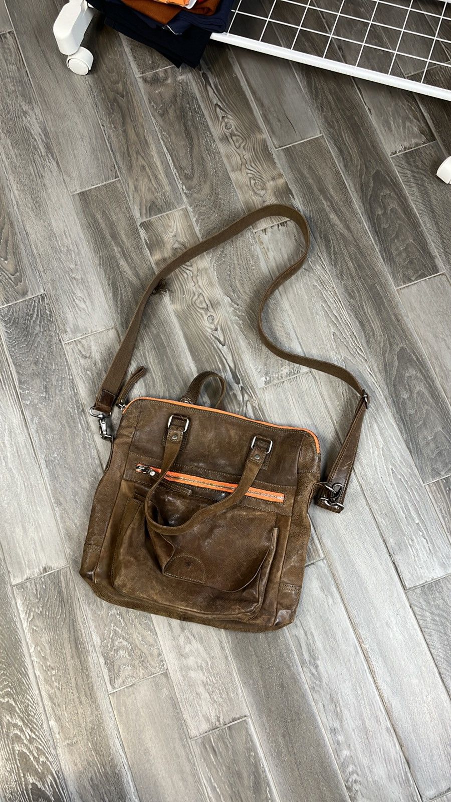 Leather × Vintage Rare❗️ Vintage Leather Coboys Bag shoulder bag Size ONE SIZE - 1 Thumbnail