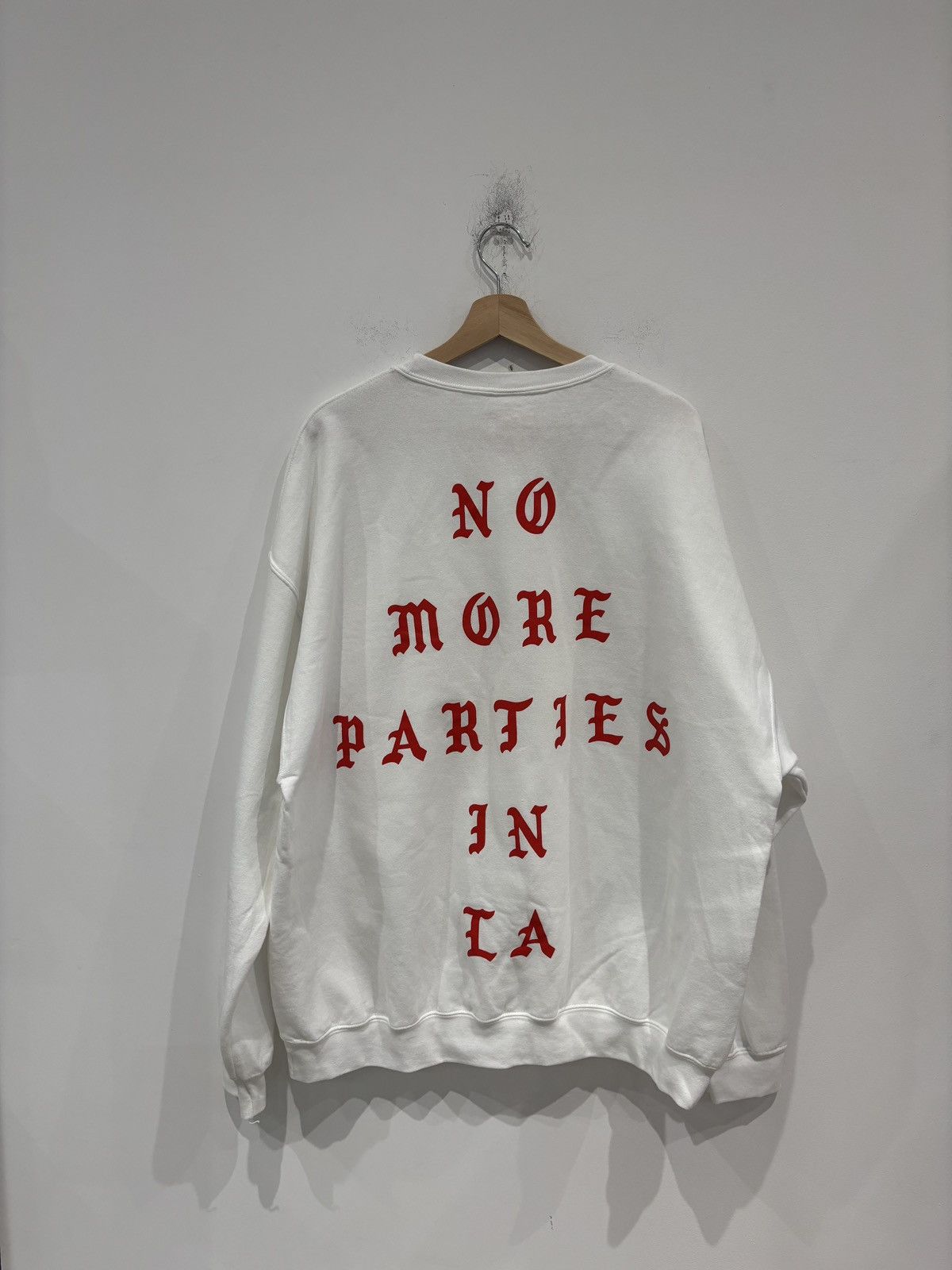Kanye West Kanye West No More Parties in LA Sweatshirt White/Red Size US XXL / EU 58 / 5 - 4 Thumbnail