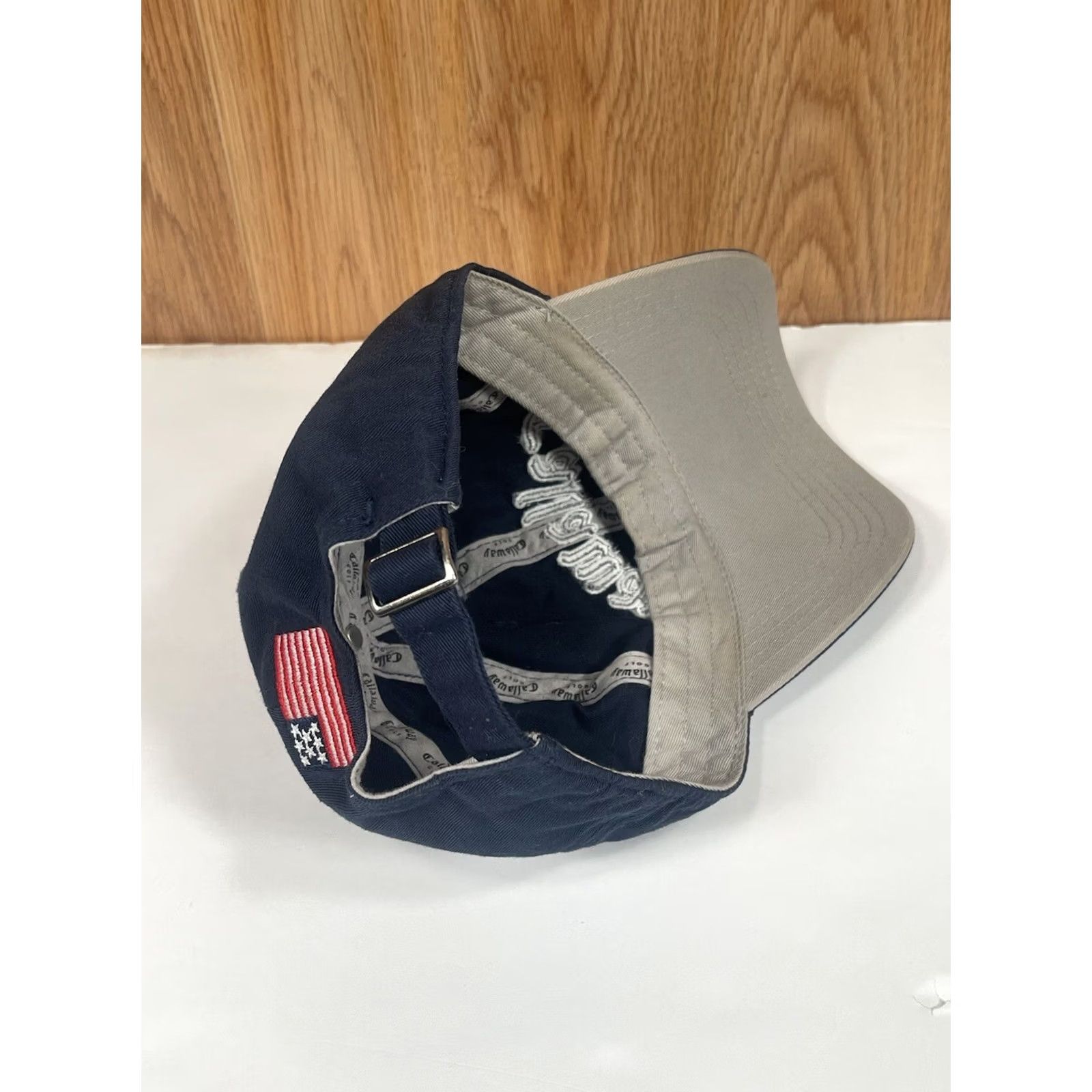 Callaway Callaway Golf Navy Blue Adjustable Strap Back Hat Cap Adult One Size Fit All Size ONE SIZE - 5 Thumbnail