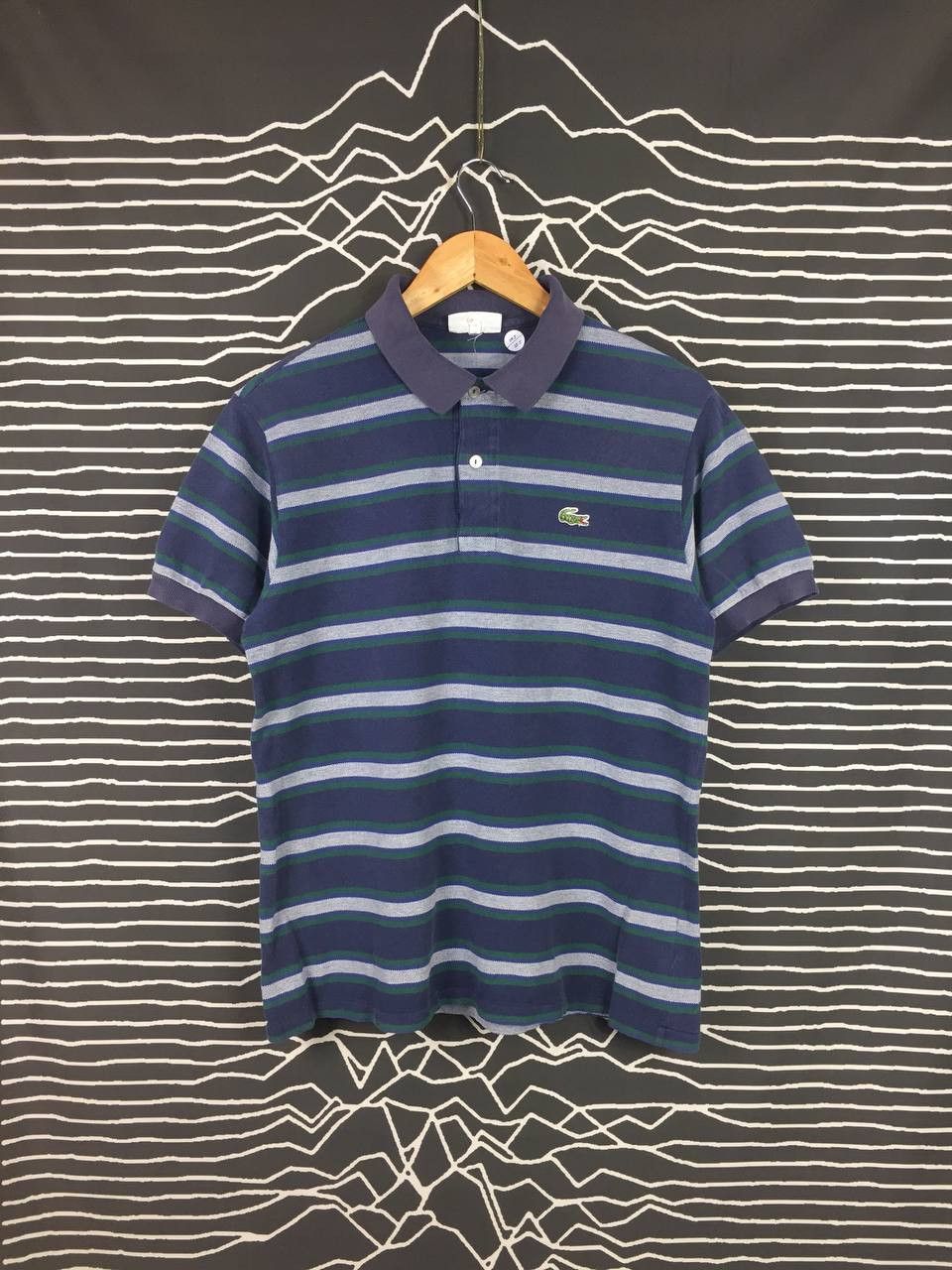 Lacoste Vtg Chemise Lacoste Striped Ringer Polo Tee Size US M / EU 48-50 / 2 - 2 Thumbnail