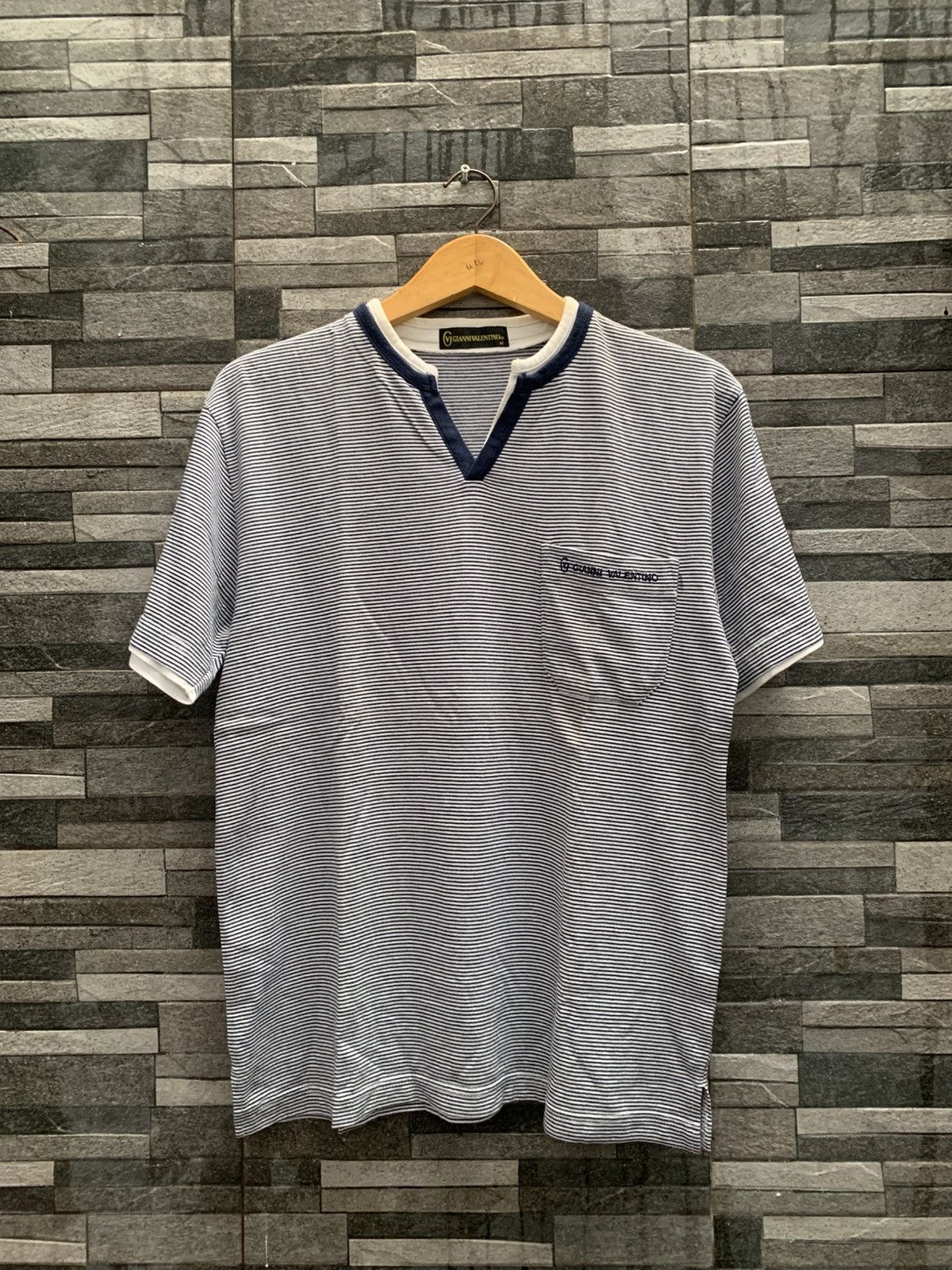 Gianni Valentino Gianni Valentino Stripe Tee Size US M / EU 48-50 / 2 - 1 Thumbnail