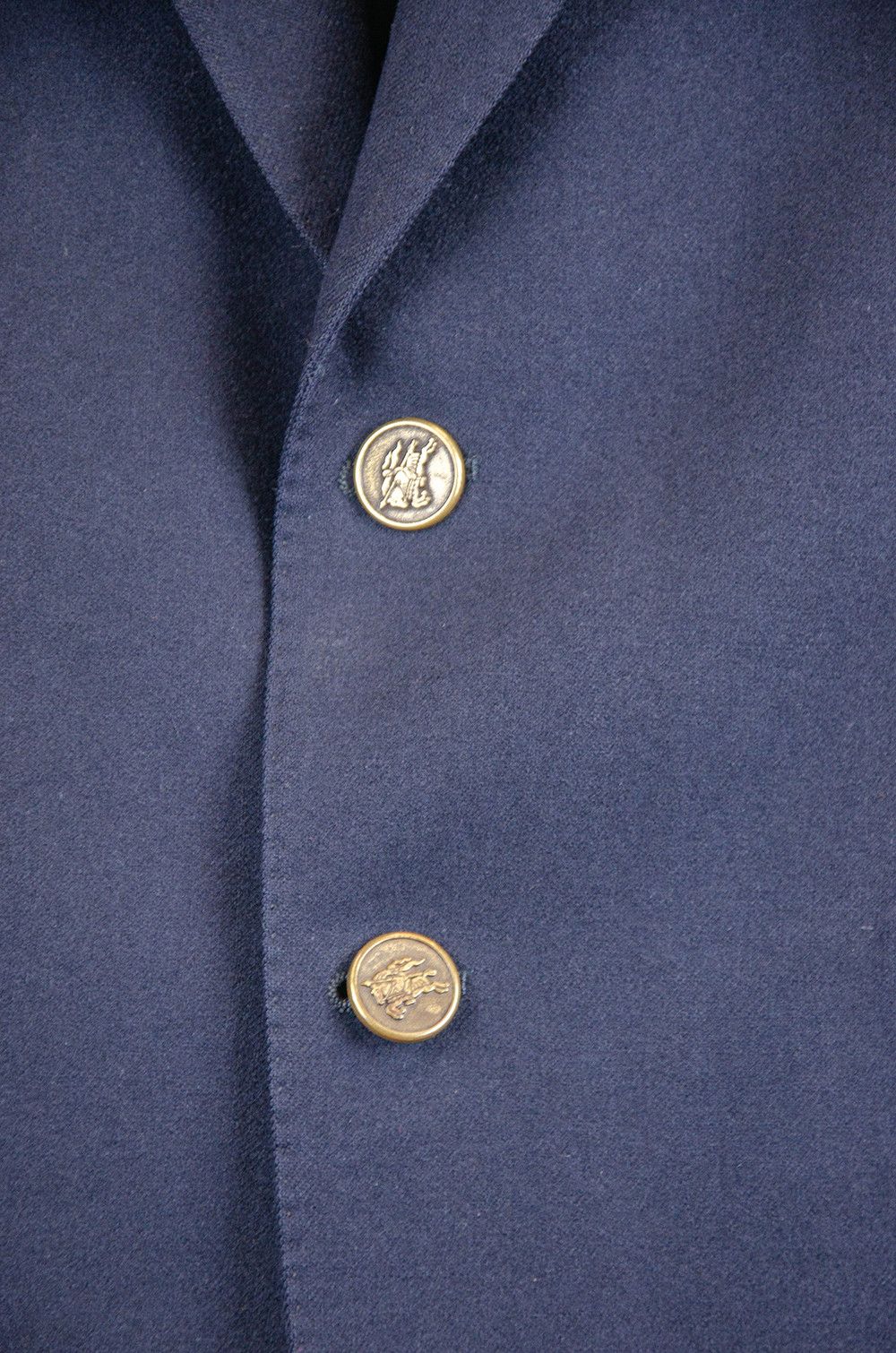 Prada Burberrys Navy Wool Blazer w/ Crest Buttons – M/L Size 48R - 5 Thumbnail