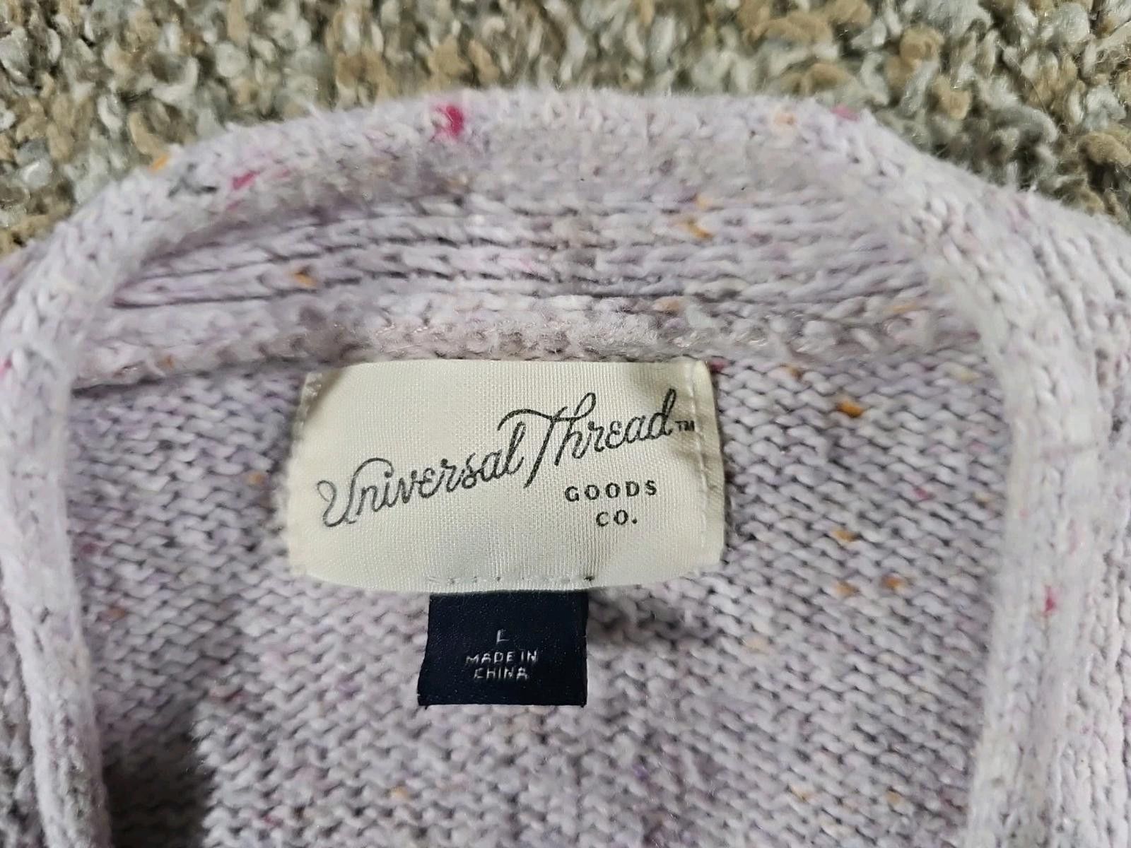 Other Universal Threads 3 Button Cardigan Sweater Purple Pink L Size L / US 10 / IT 46 - 3 Thumbnail