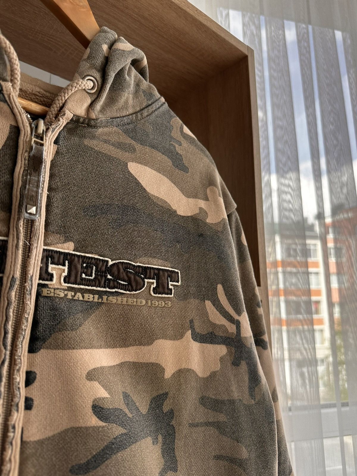 Vintage Vintage Protest Boardwear Military Heavyweight Zip Hoodie Size US L / EU 52-54 / 3 - 7 Thumbnail