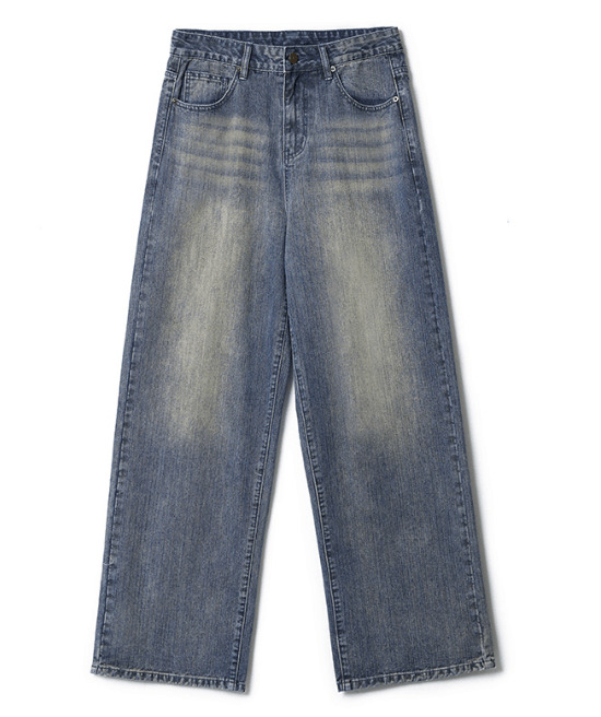 Japanese Brand Vintage distressed washed cleanfit straight versatile jeans Size US 32 / EU 48 - 4 Thumbnail