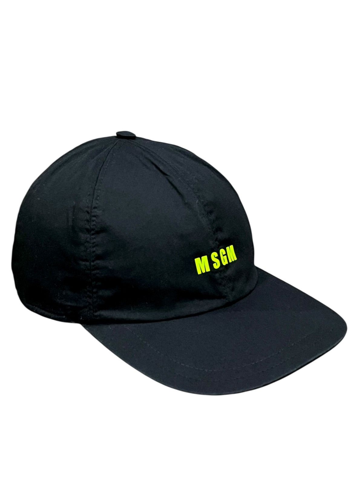 MSGM MSGM Italy 6 Panel Hat Neon Green Logo Cap Size ONE SIZE - 2 Thumbnail