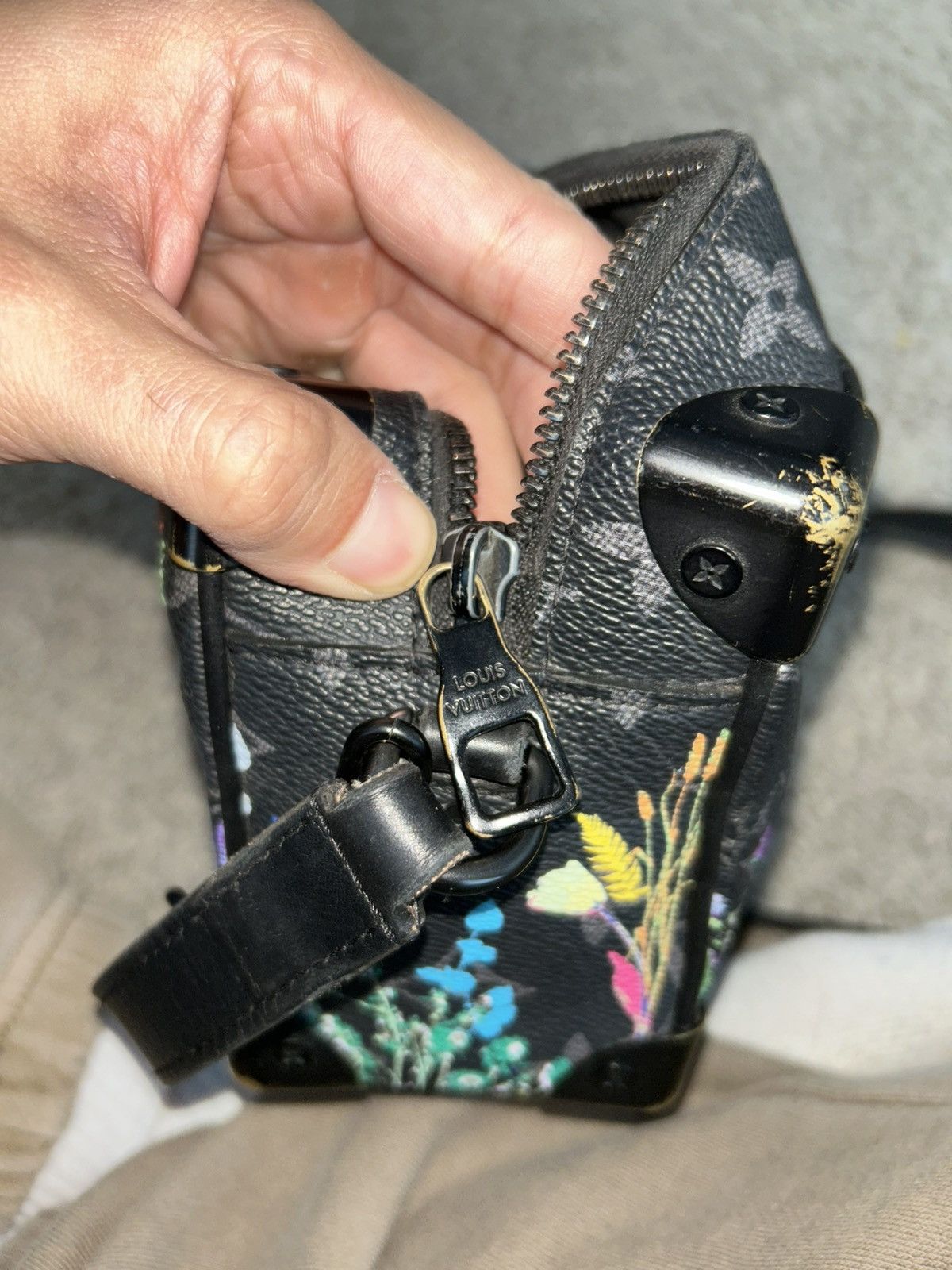 Louis Vuitton Louis Vuitton Mini Soft Trunk Monogram Eclipse Foliage Bag Size ONE SIZE - 14 Thumbnail