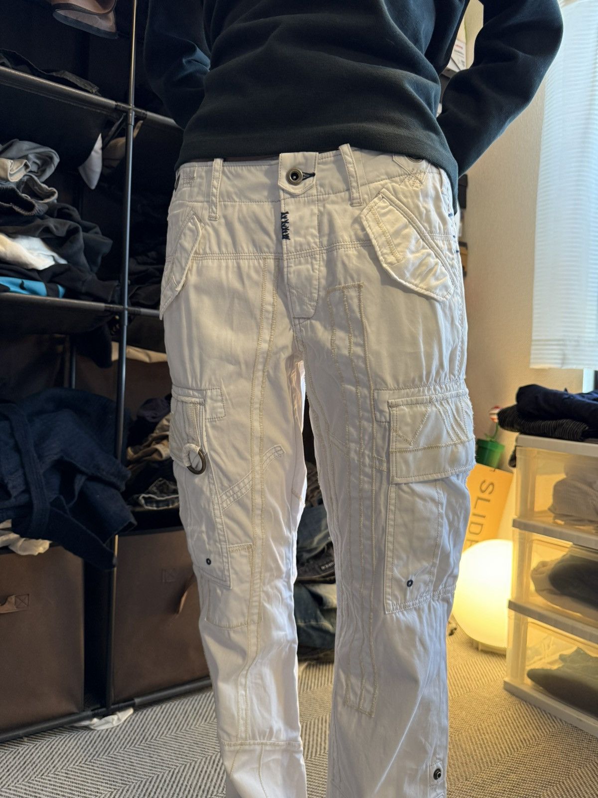Polo Ralph Lauren × Ralph Lauren Ralph Lauren Gimmick Cargo Pants – Multi-Pocket Size US 30 / EU 46 - 7 Thumbnail