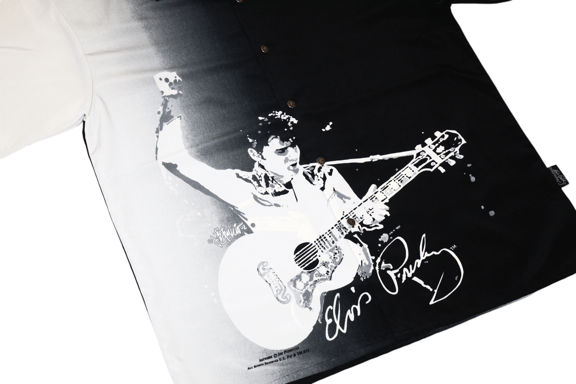 Dragonfly Elvis Presley Signatured Shirt by Dragonfly x Hard Rock Cafe Size US XXL / EU 58 / 5 - 2 Thumbnail